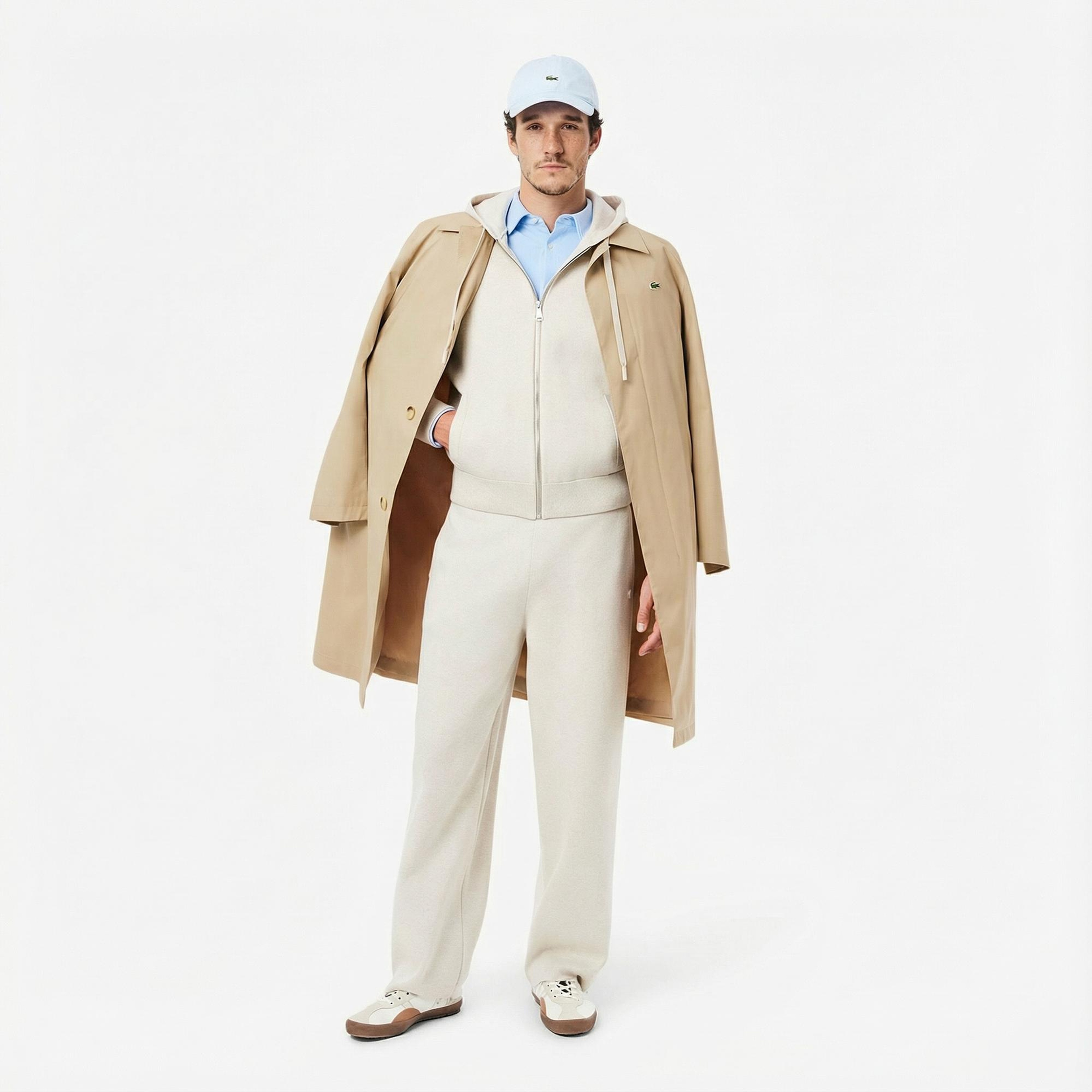 Lacoste Erkek Bej Trençkot