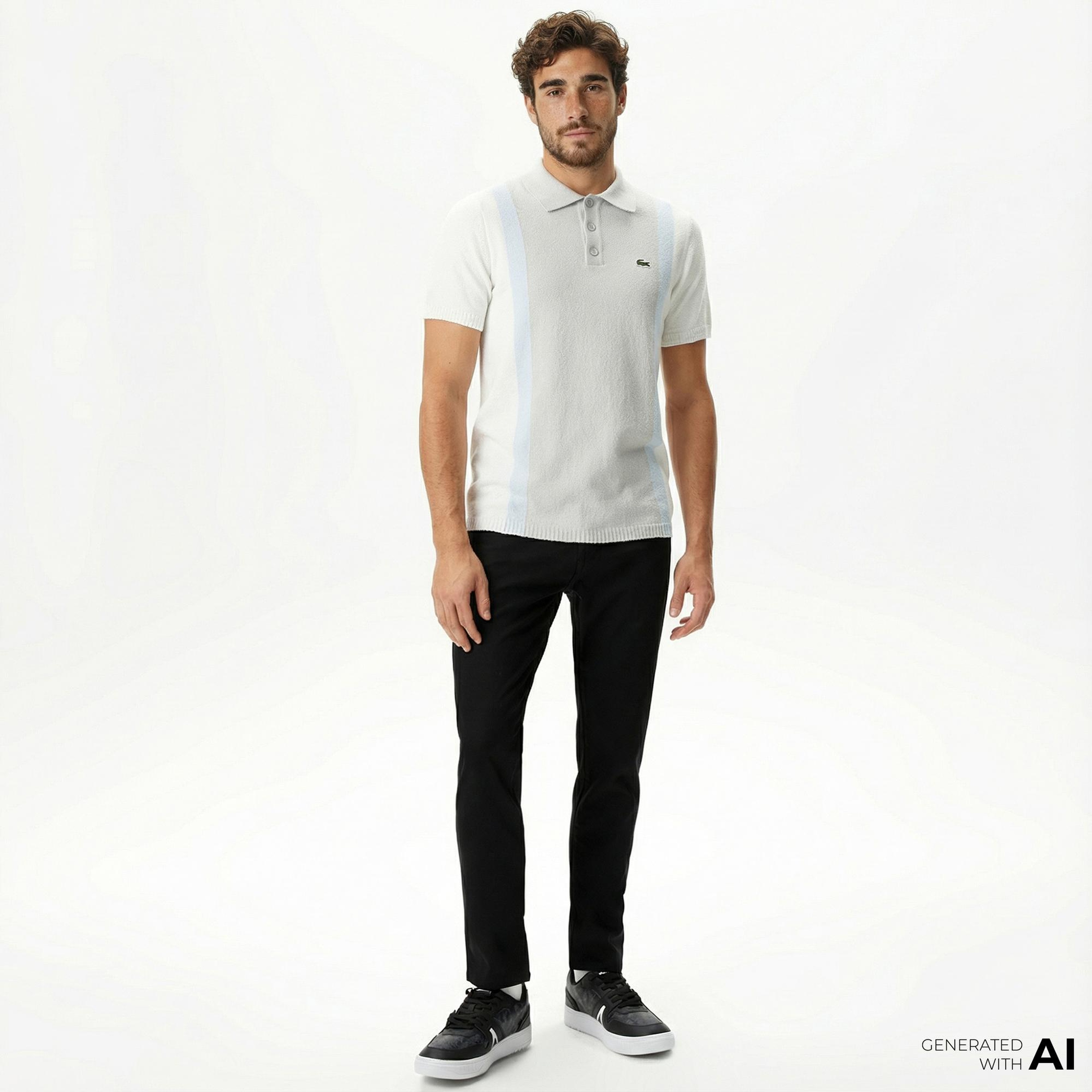 Lacoste Erkek Slim Fit Siyah Pantolon