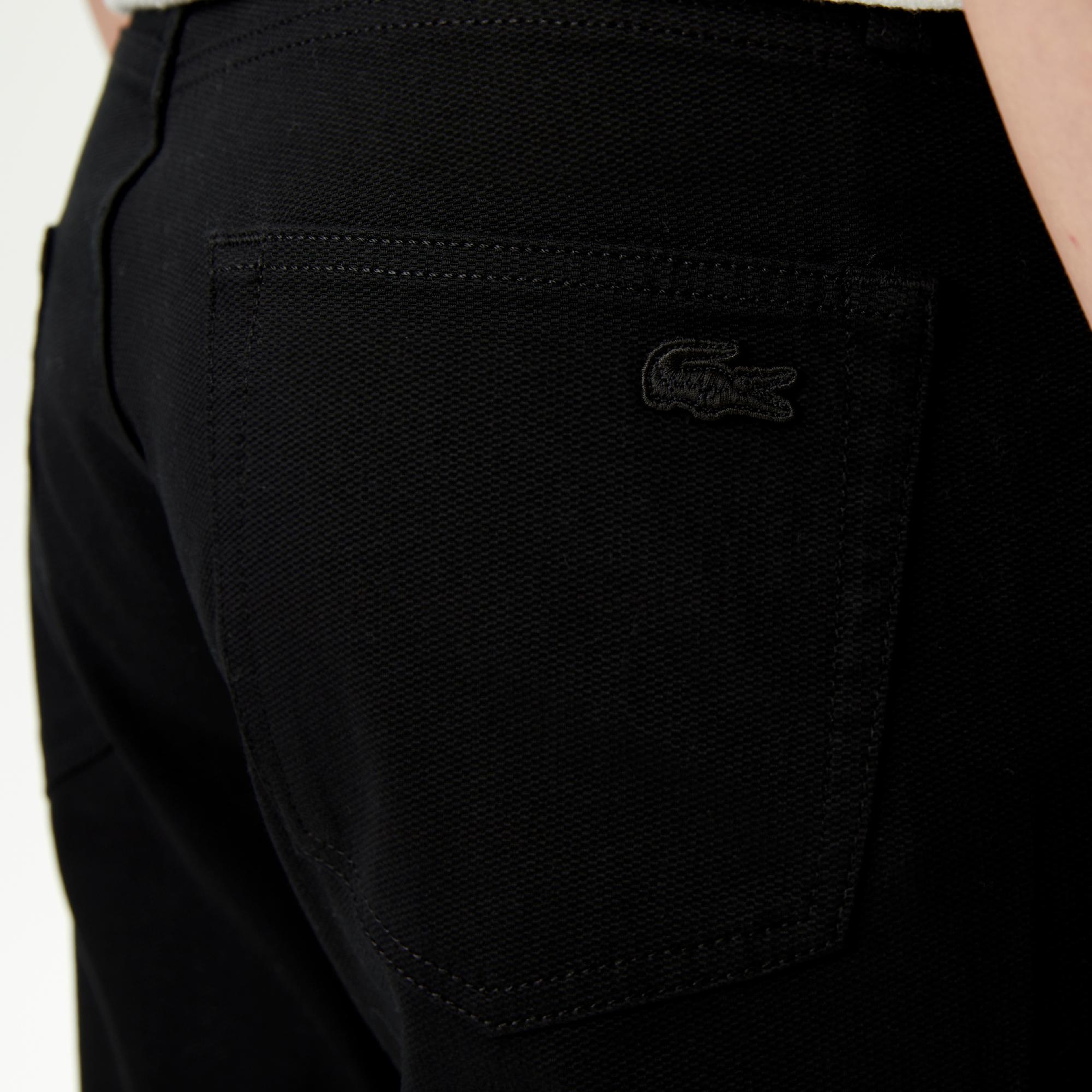 Lacoste Erkek Slim Fit Siyah Pantolon