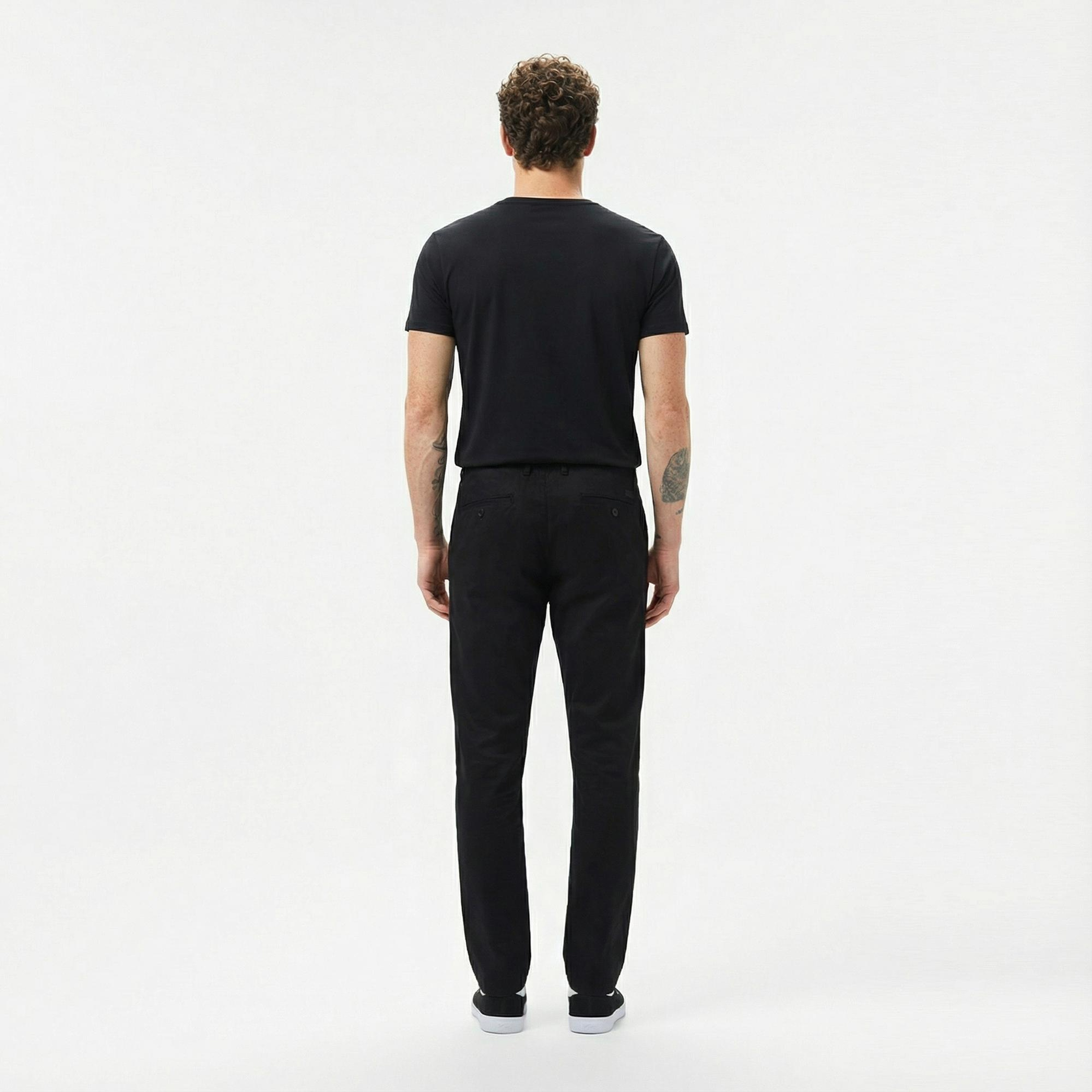 Lacoste Erkek Slim Fit Siyah Pantolon