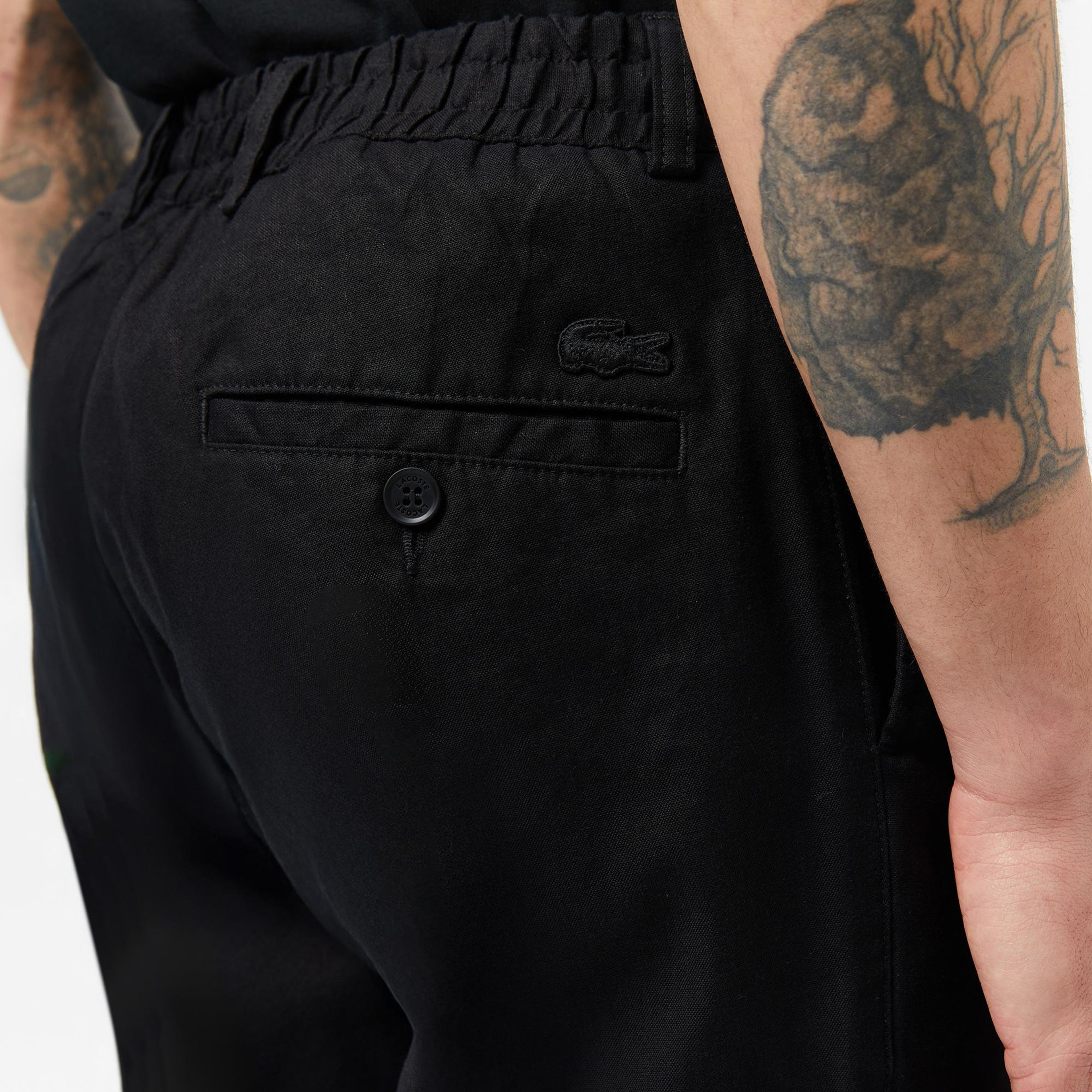 Lacoste Erkek Slim Fit Siyah Pantolon