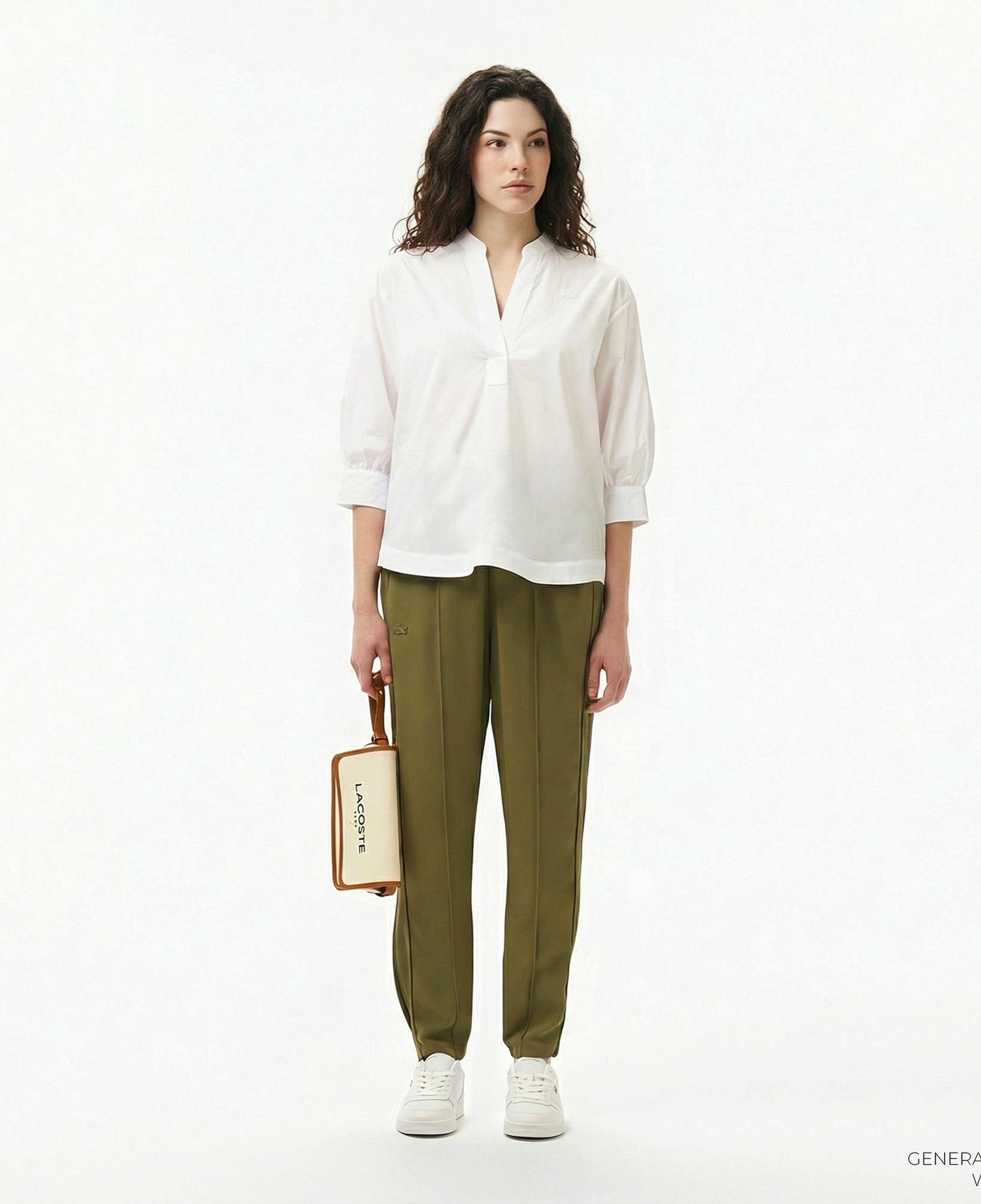 Lacoste Kadın Jogger Haki Pantolon