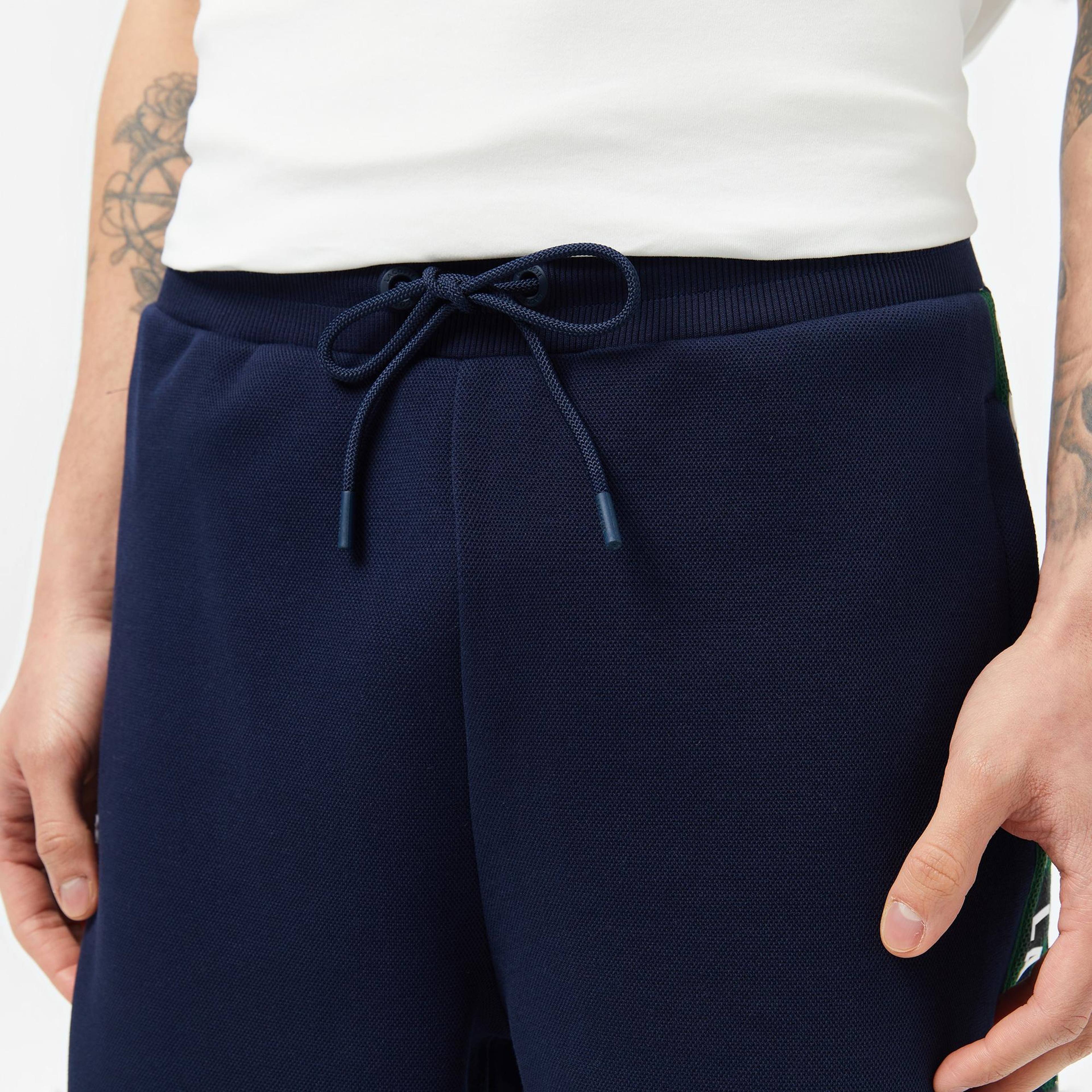 Lacoste Erkek Regular Fit Baskılı Lacivert Şort