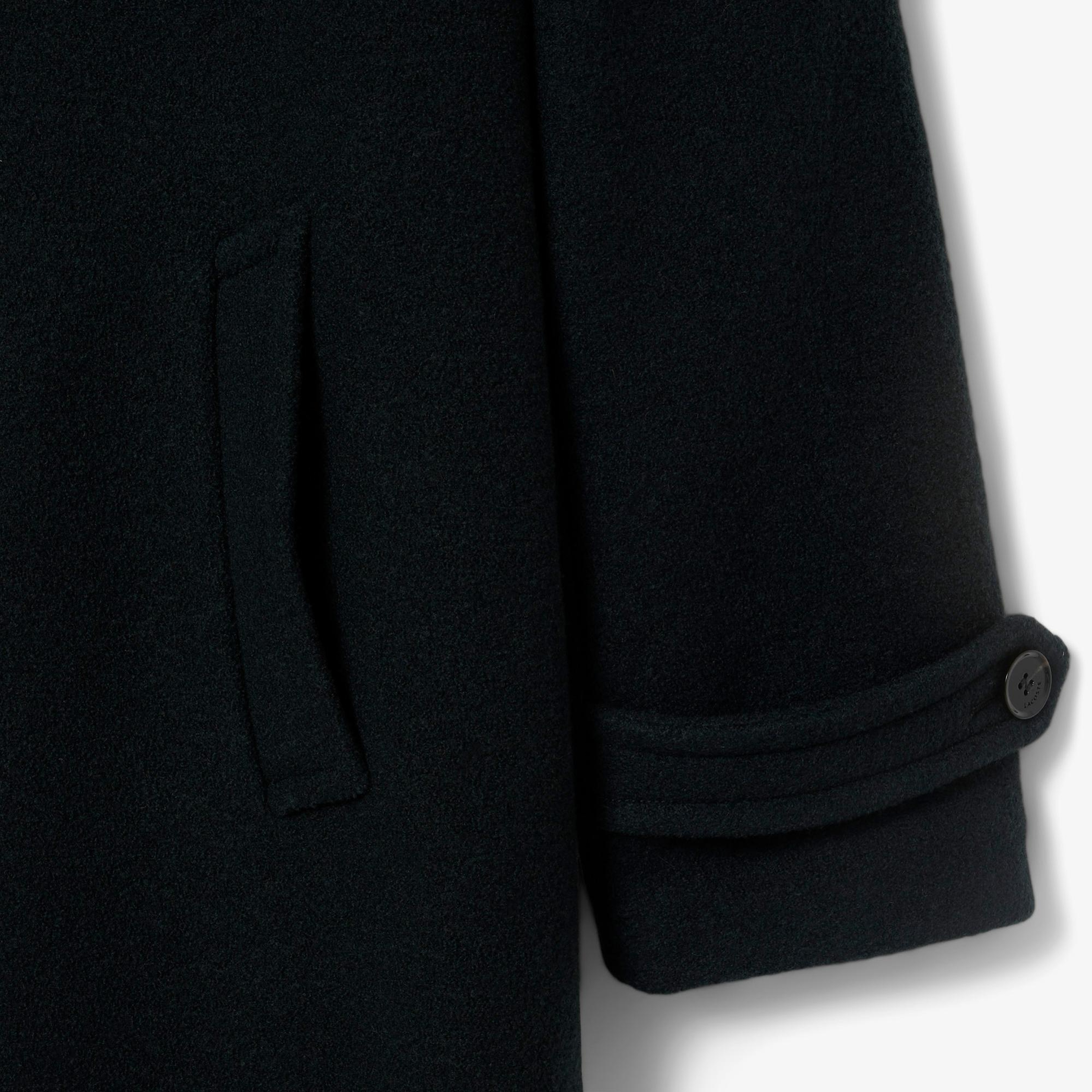 Lacoste Runway Erkek Oversize Fit Yün Haki Kaban