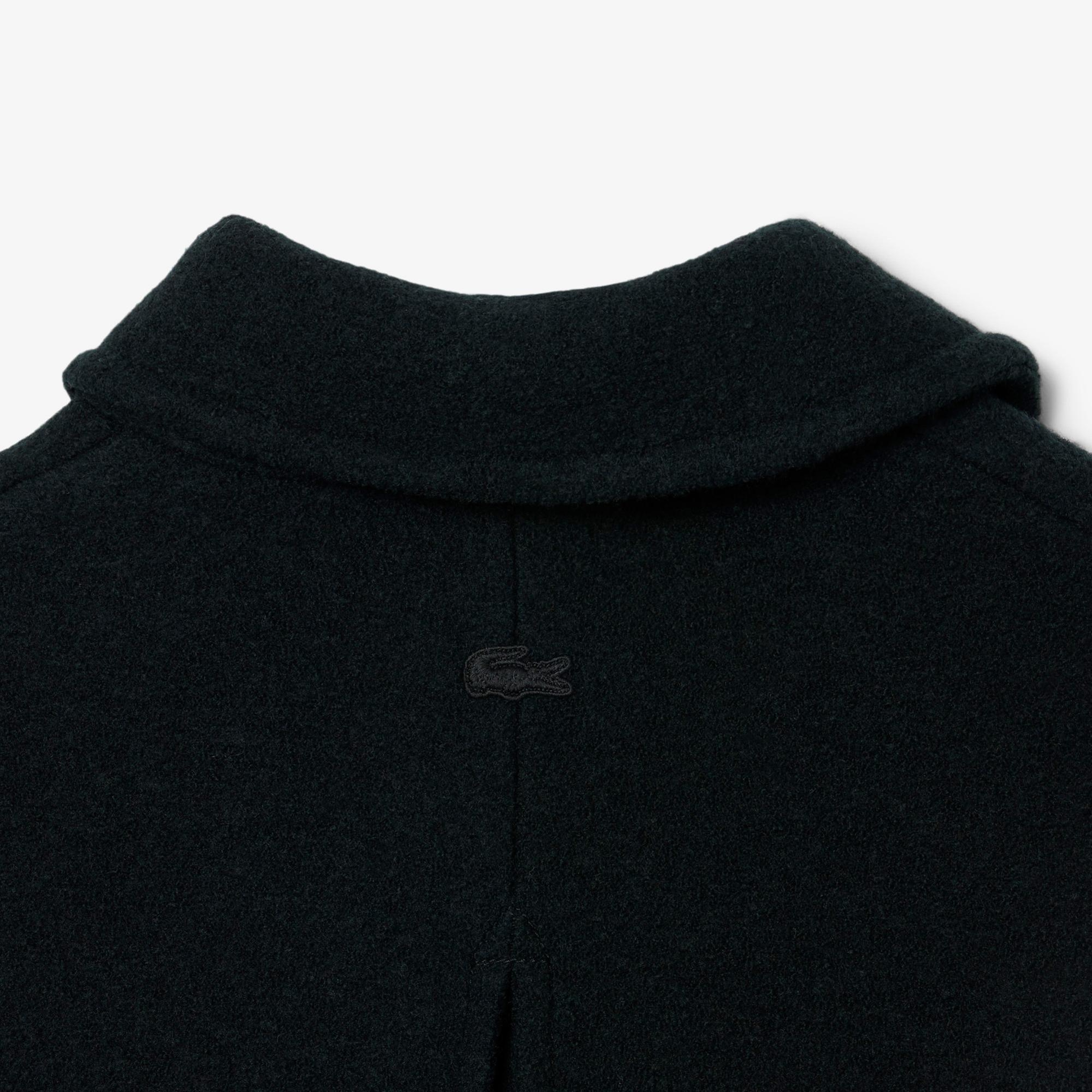 Lacoste Runway Erkek Oversize Fit Yün Haki Kaban