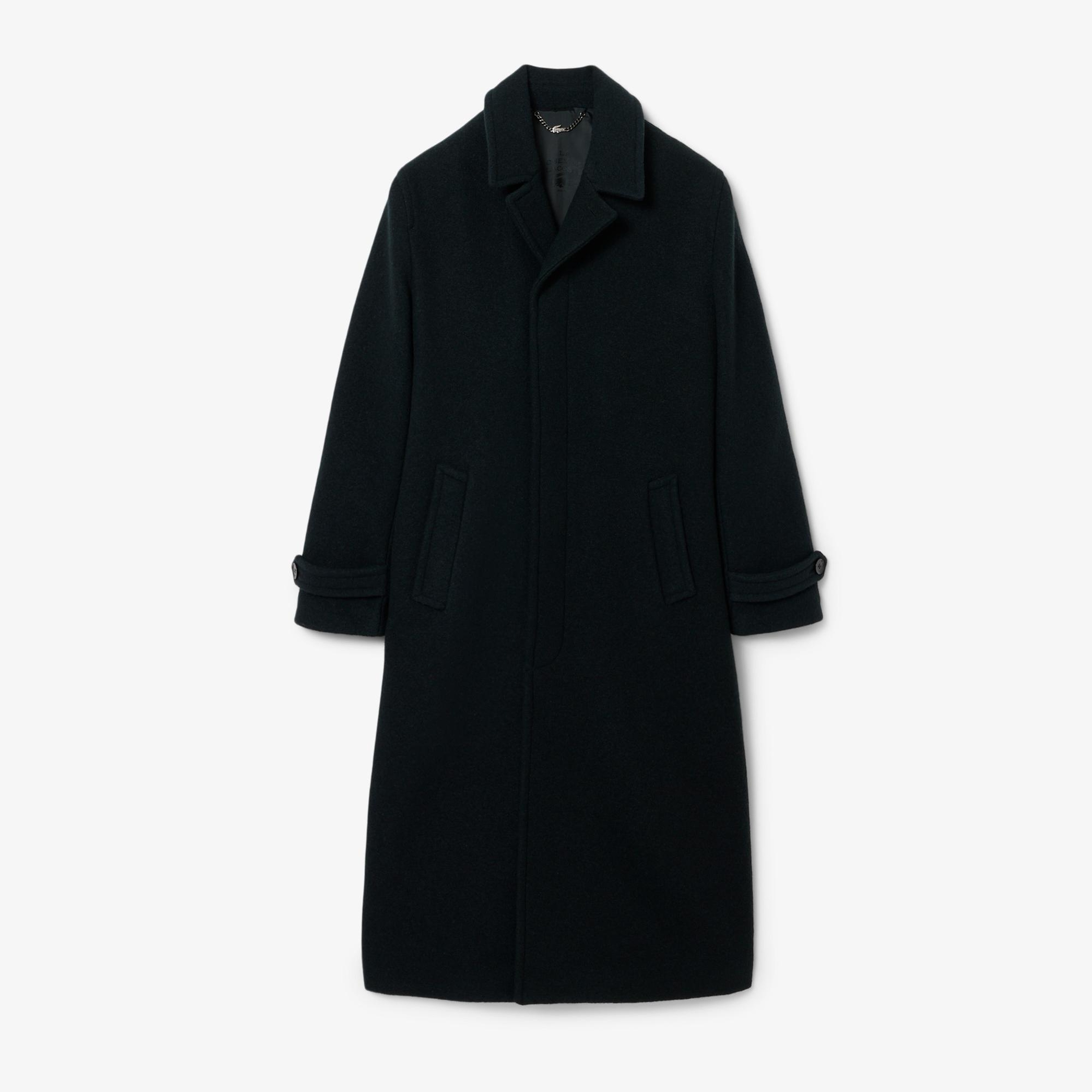 Lacoste Runway Erkek Oversize Fit Yün Haki Kaban