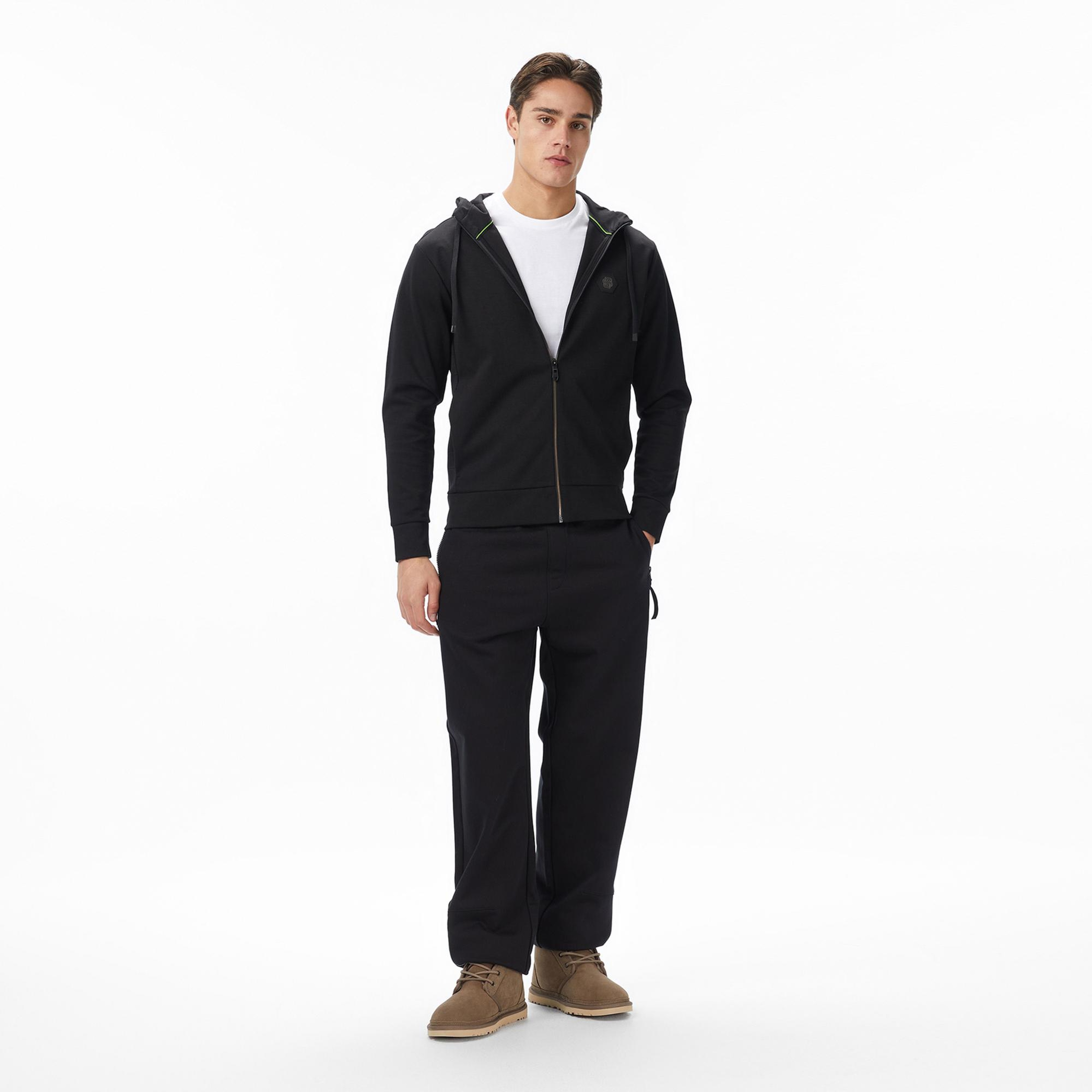 Boss Saggy Future Erkek Siyah Sweatshirt