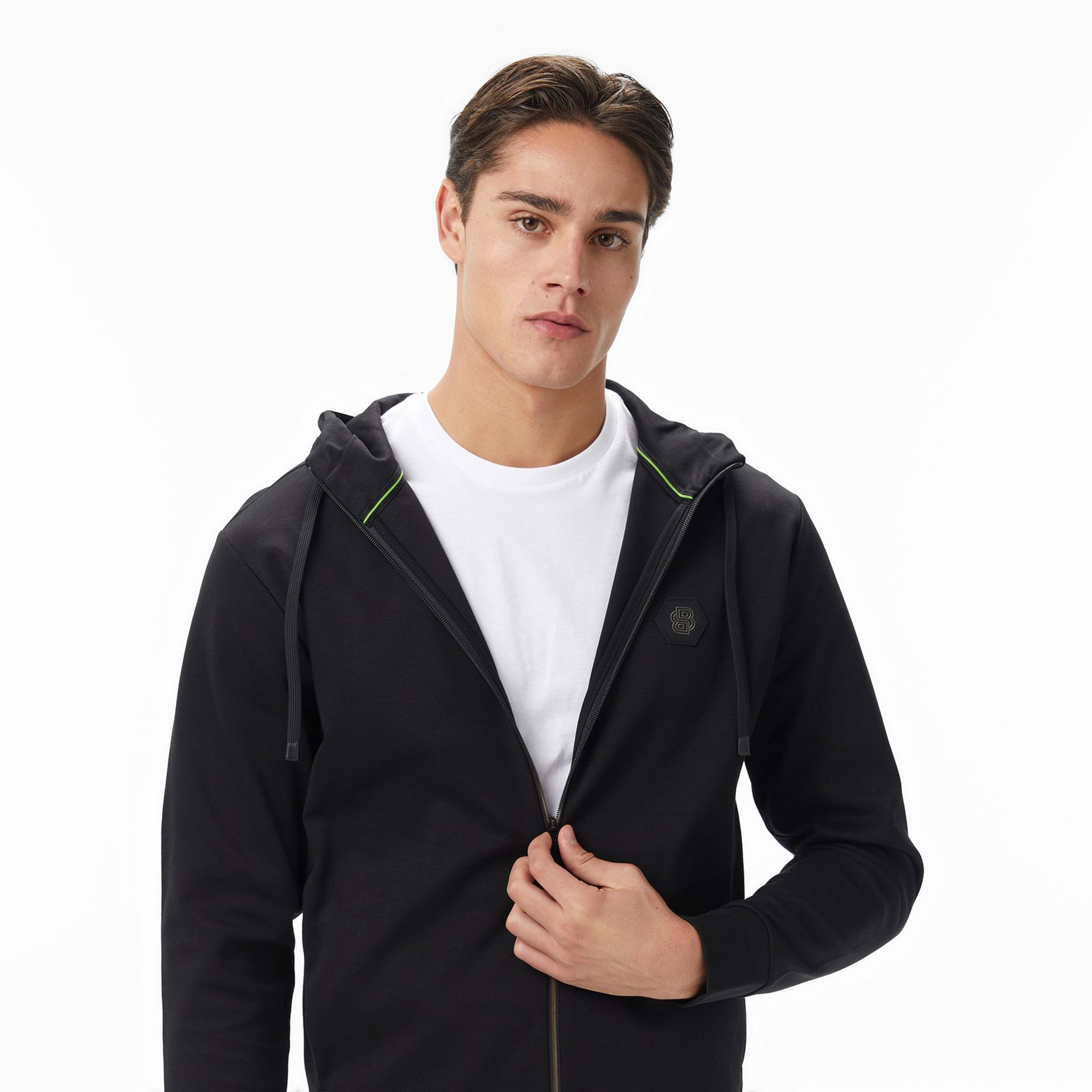 Boss Saggy Future Erkek Siyah Sweatshirt