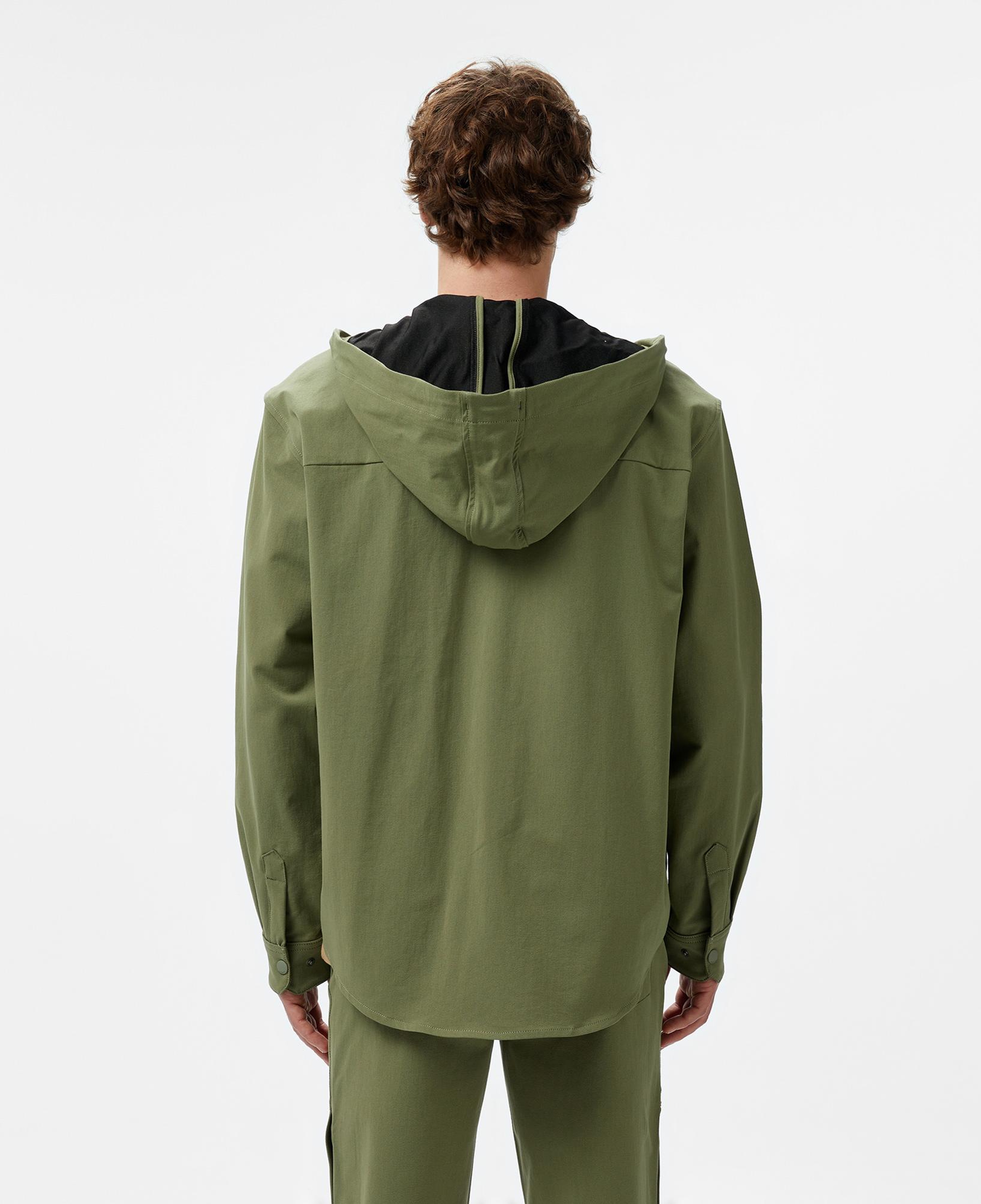 Lacoste Erkek Relaxed Fit Kapüşonlu Haki Ceket