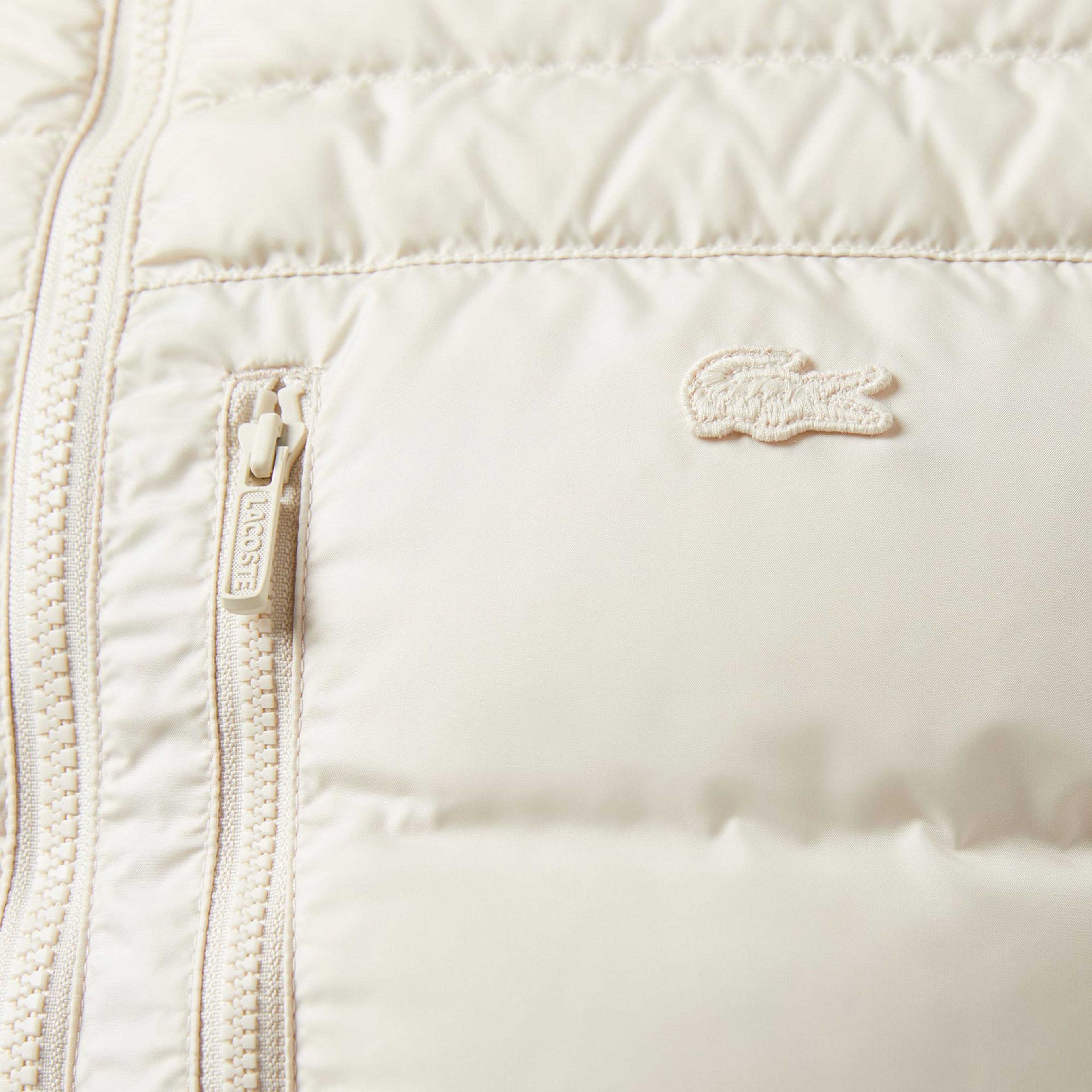 Lacoste Erkek Kapüşonlu Krem Mont