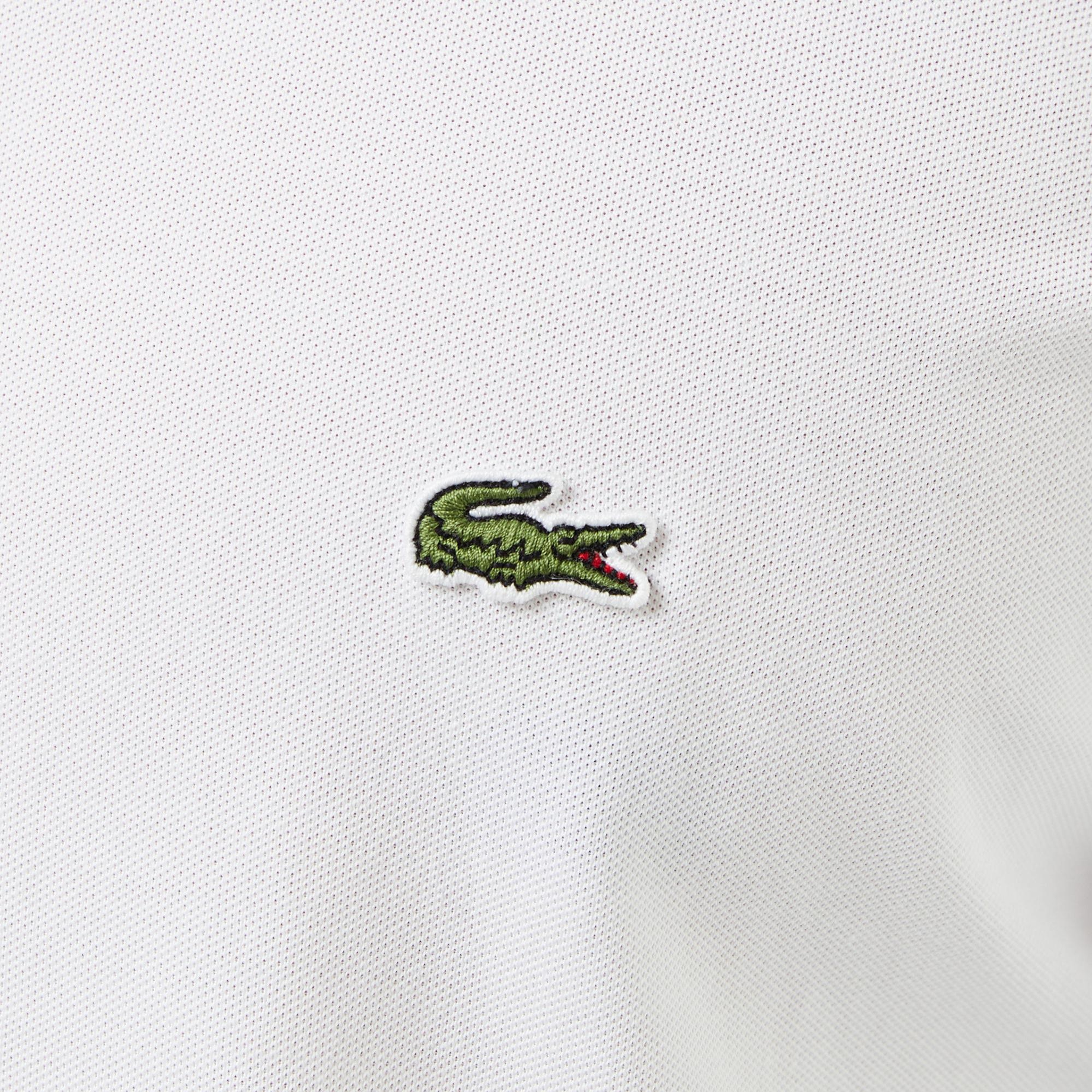 Lacoste Erkek Slim Fit Düğmeli Yaka Beyaz Gömlek