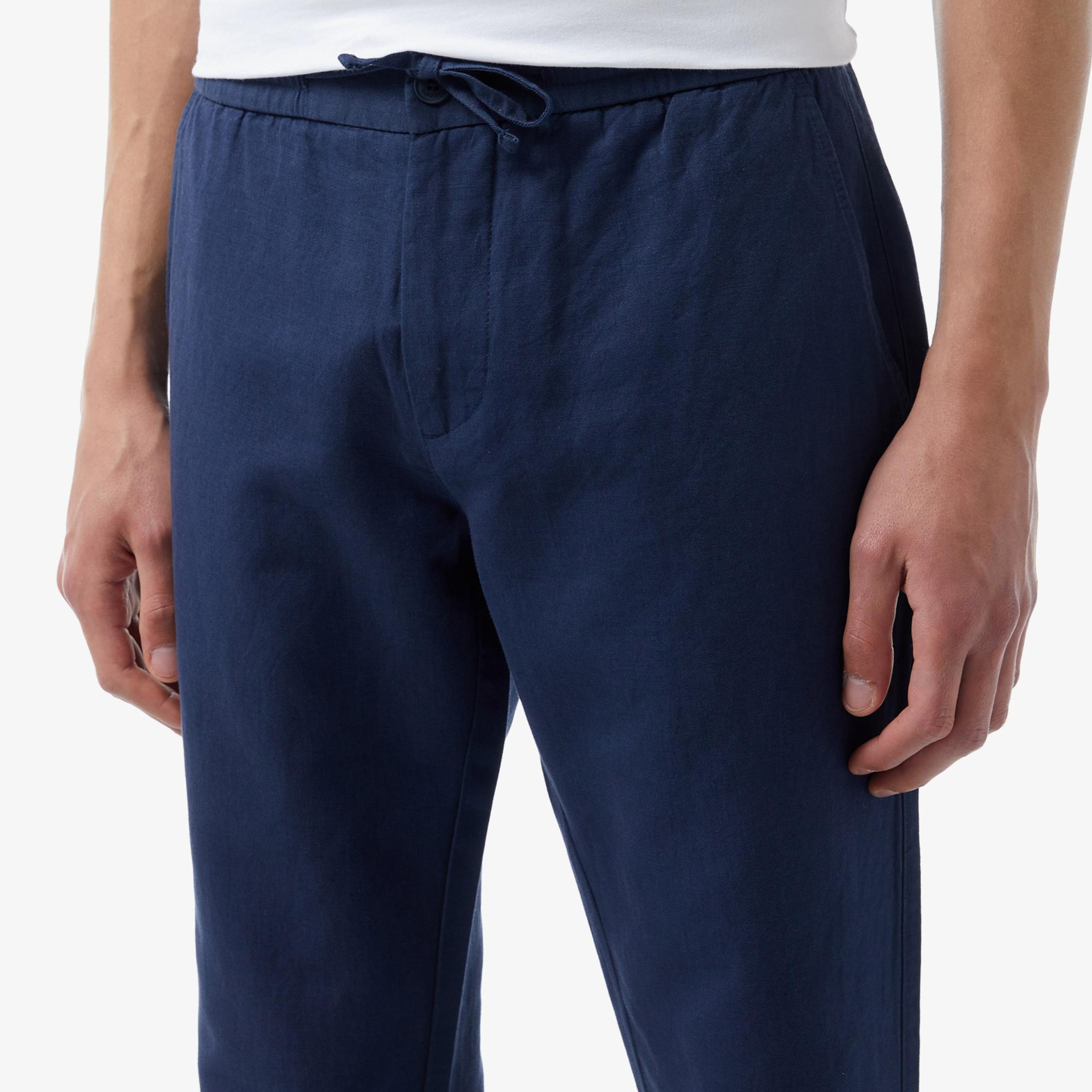 Lacoste Erkek Tapered Fit Lacivert Pantolon