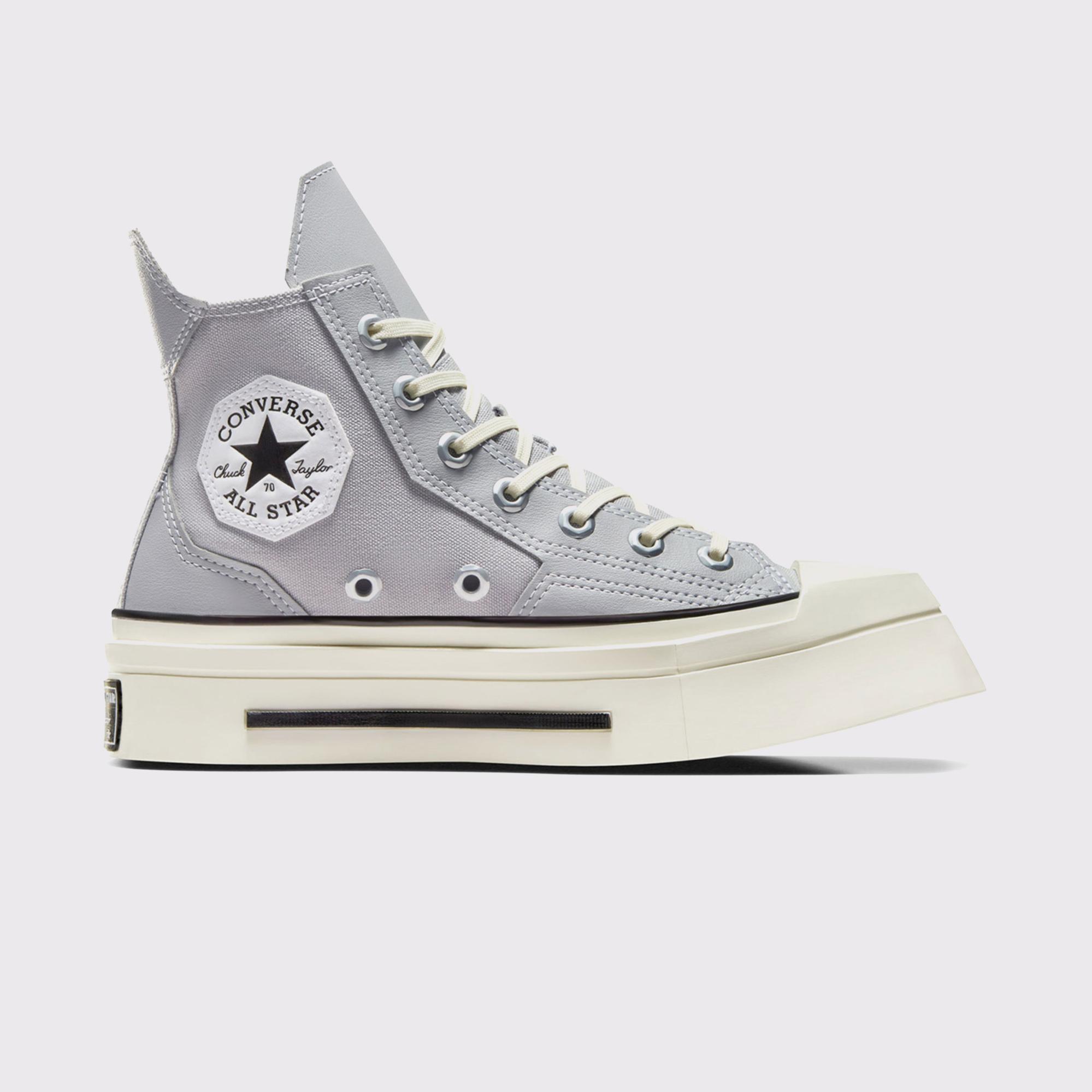 Converse Chuck 70 De Luxe Squared Unisex Gri Platform Sneaker