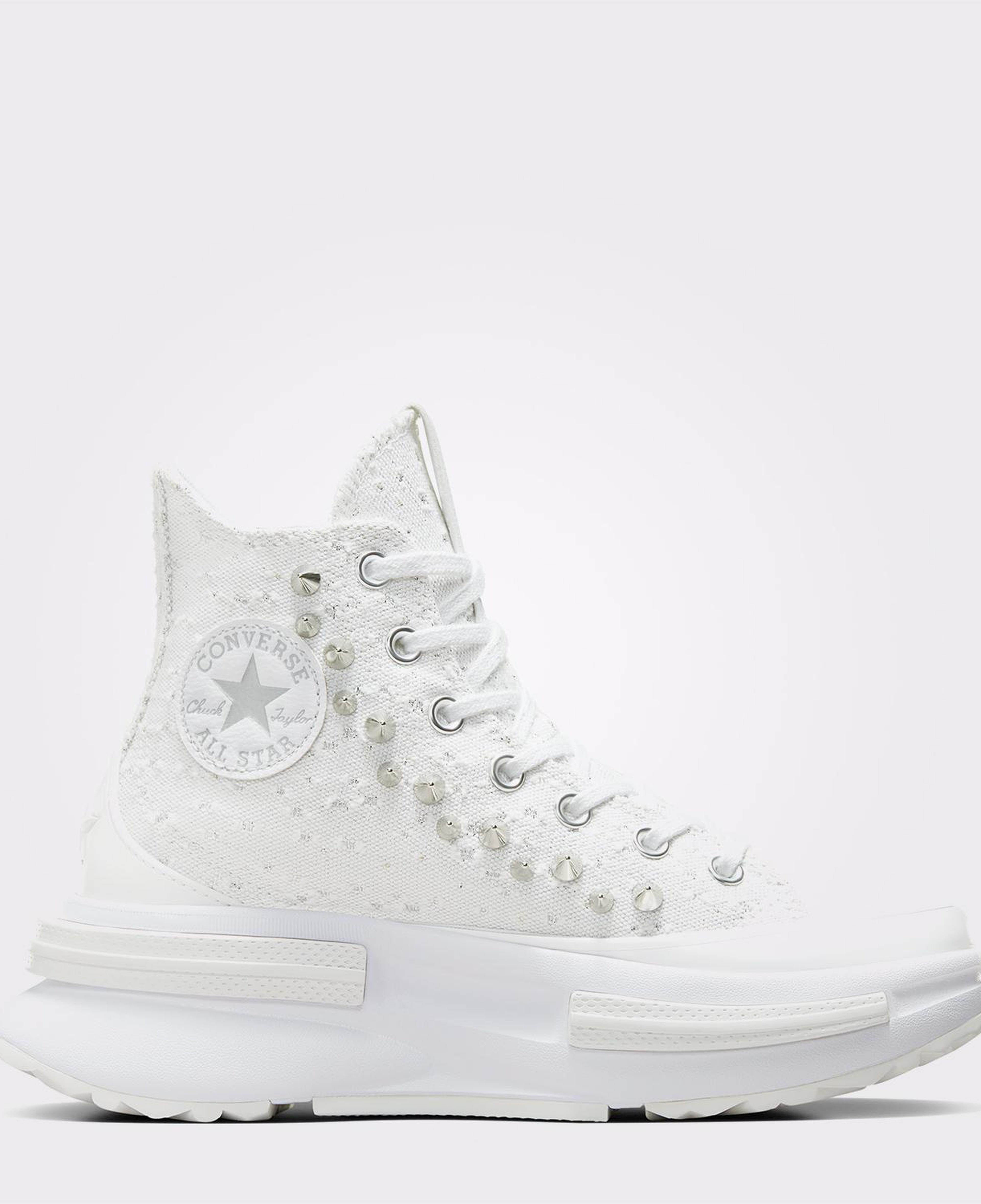 Converse Run Star Legacy CX Platform Studded Unisex Beyaz Sneaker