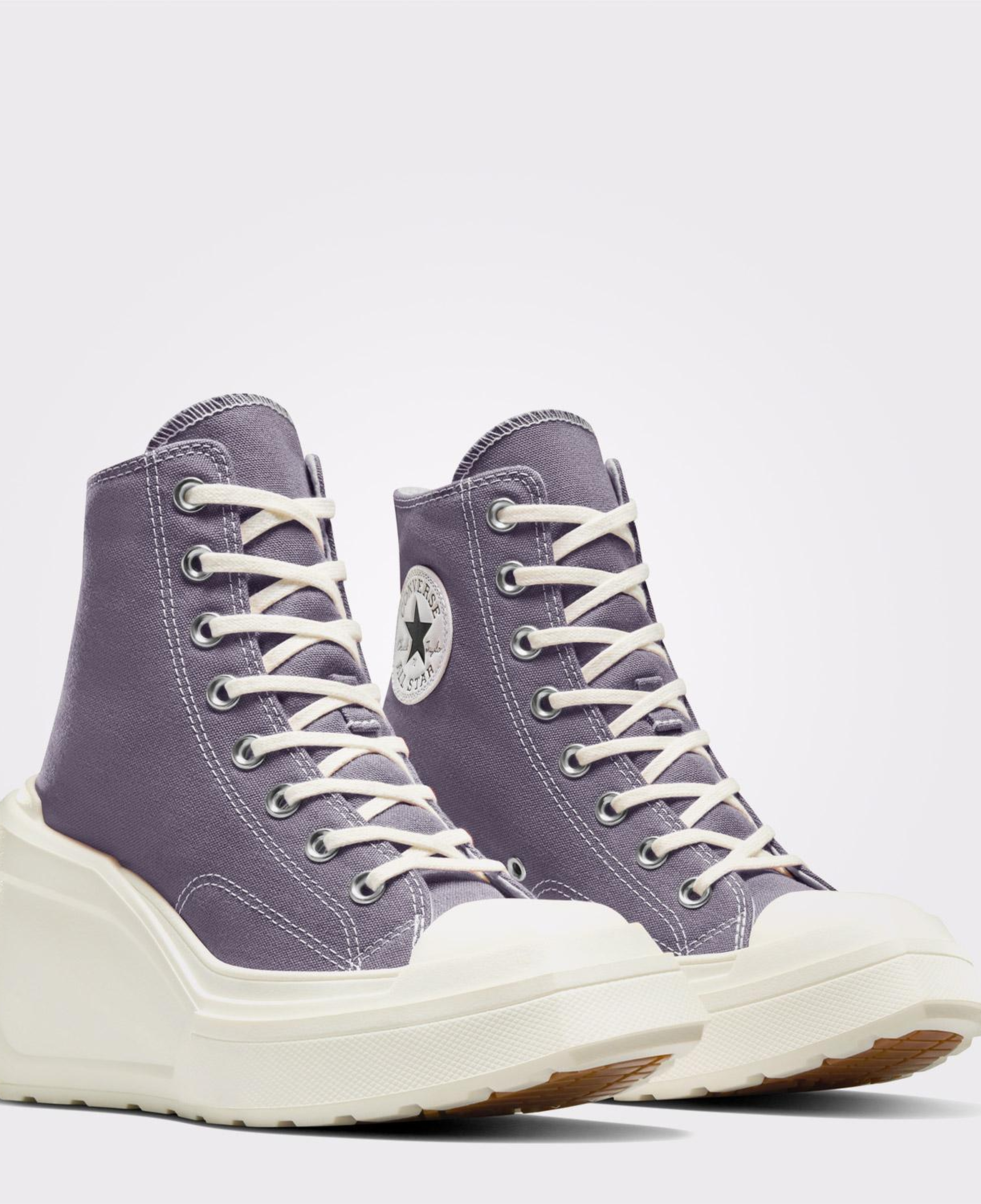 Converse Chuck 70 De Luxe Wedge Unisex Mor Platform Sneaker