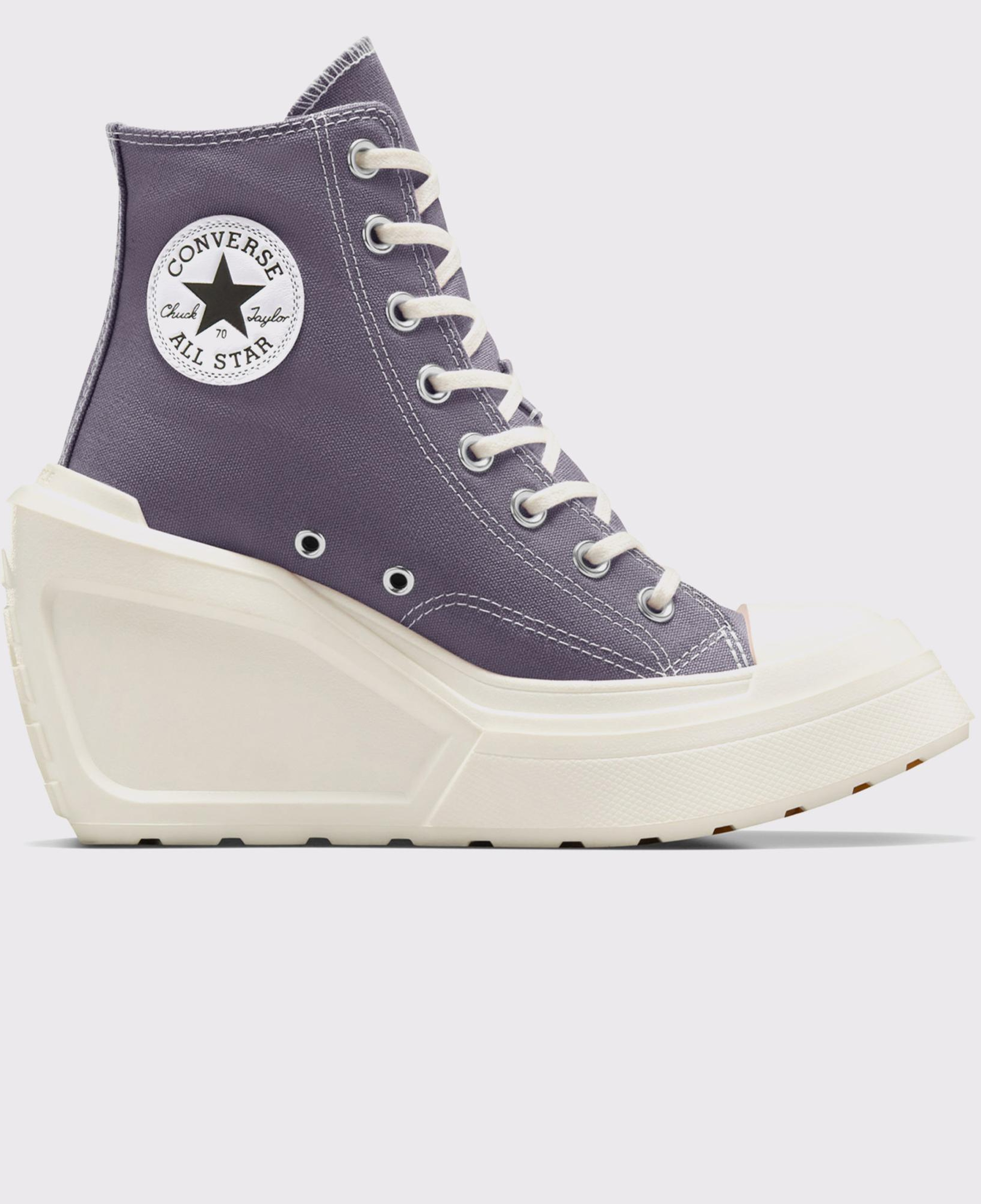 Converse Chuck 70 De Luxe Wedge Unisex Mor Platform Sneaker