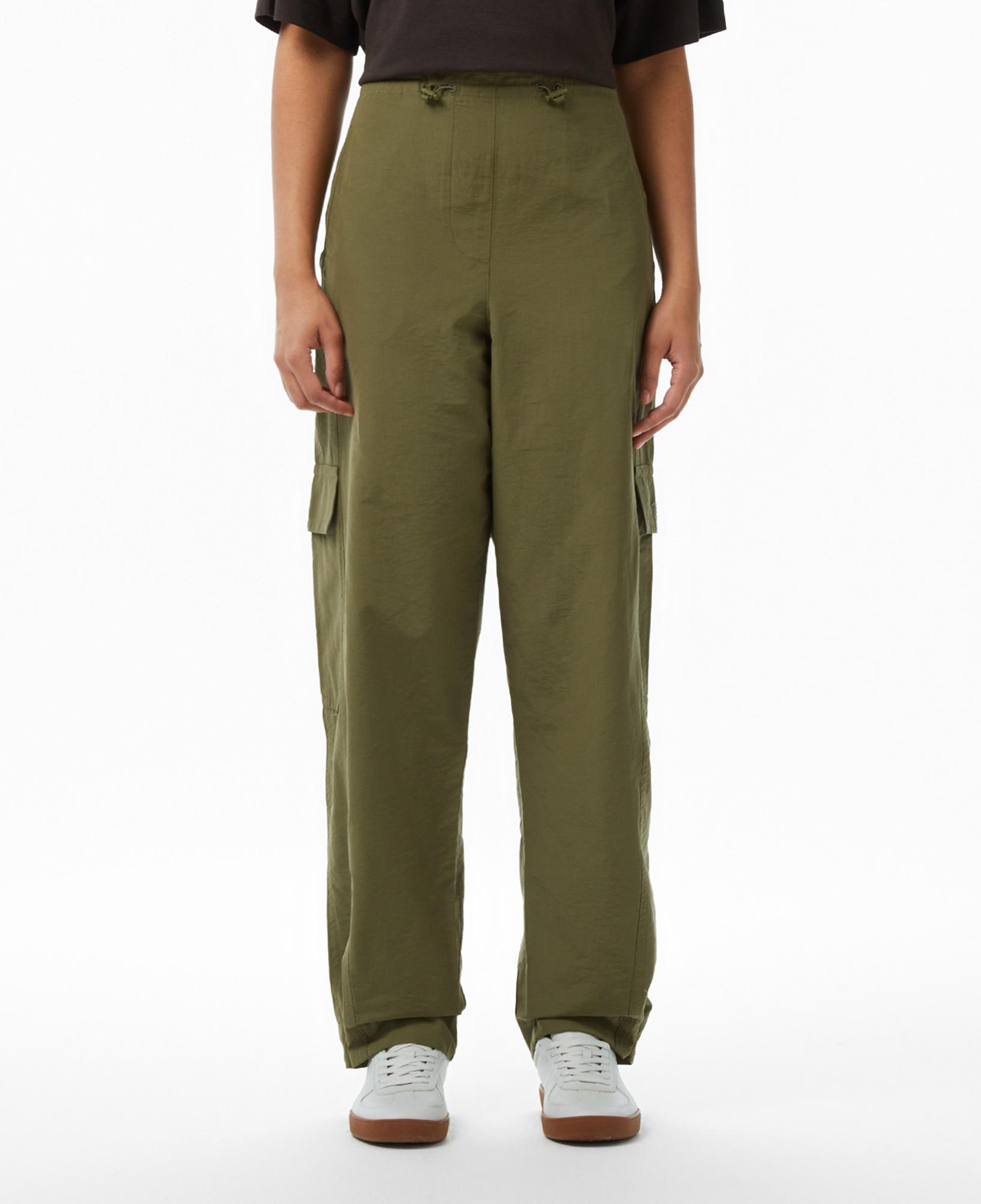 Lacoste Kadın Oversize Fit Haki Pantolon