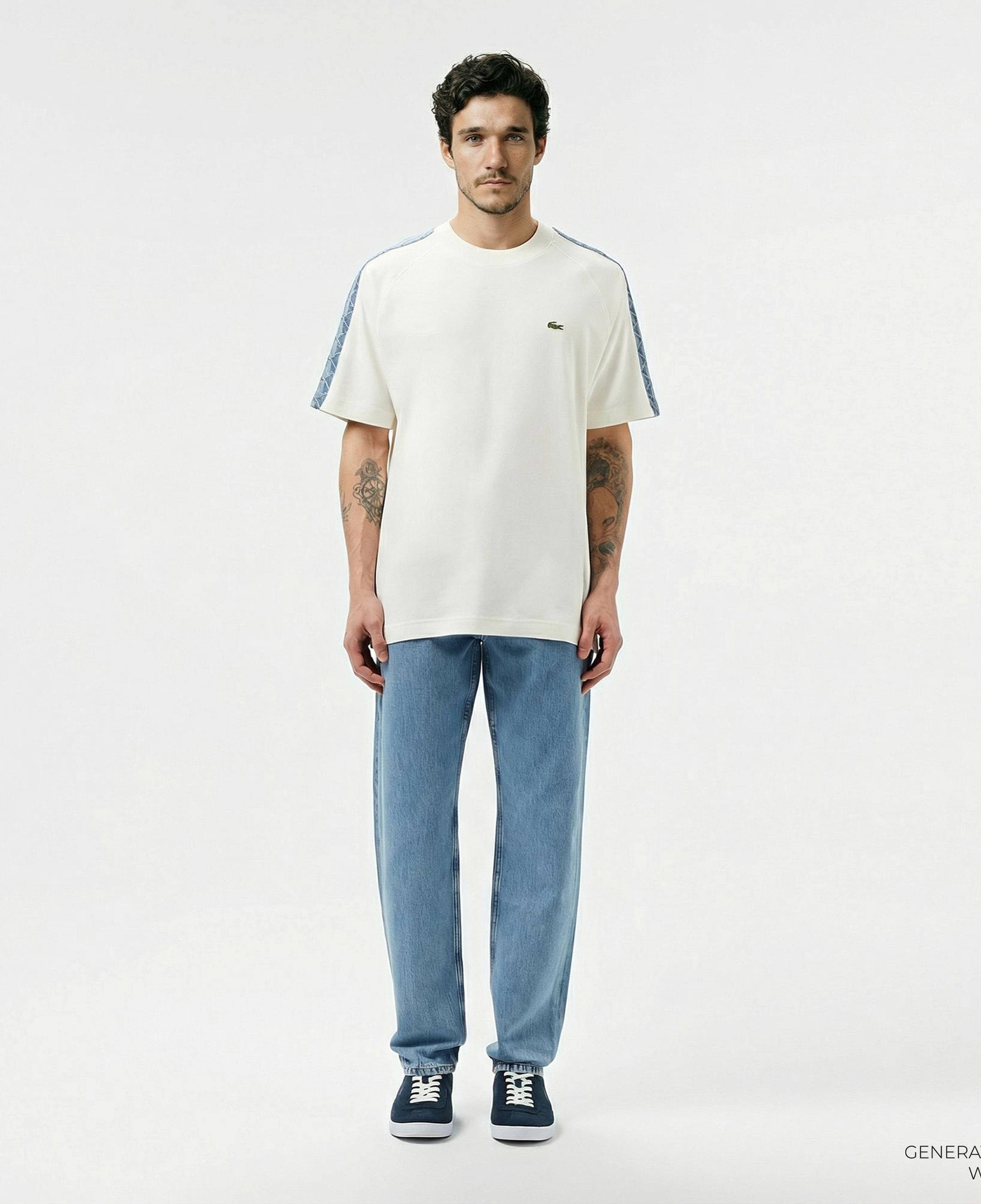 Lacoste Erkek Açık Mavi Jean Pantolon