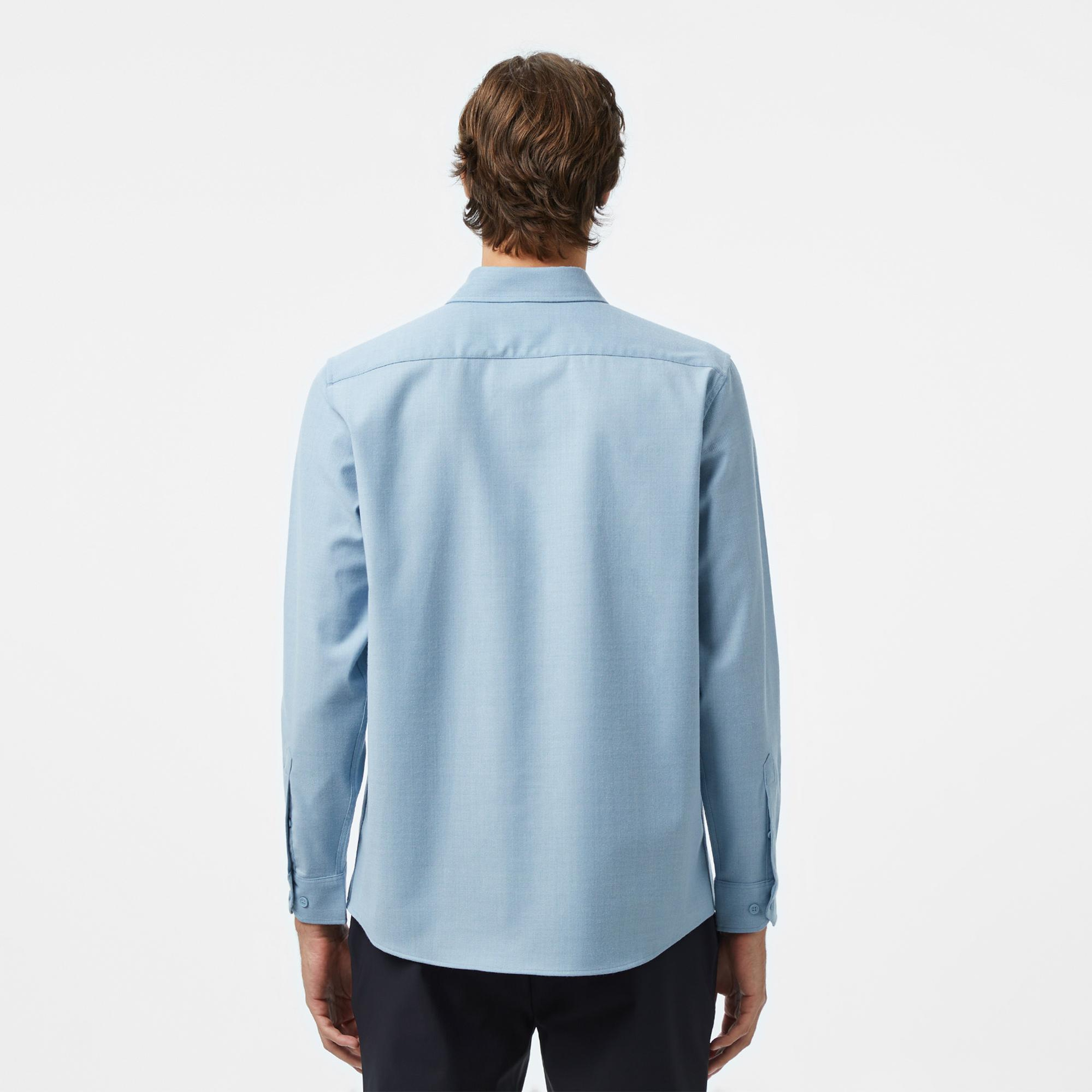 Lacoste Erkek Regular Fit Mavi Gömlek