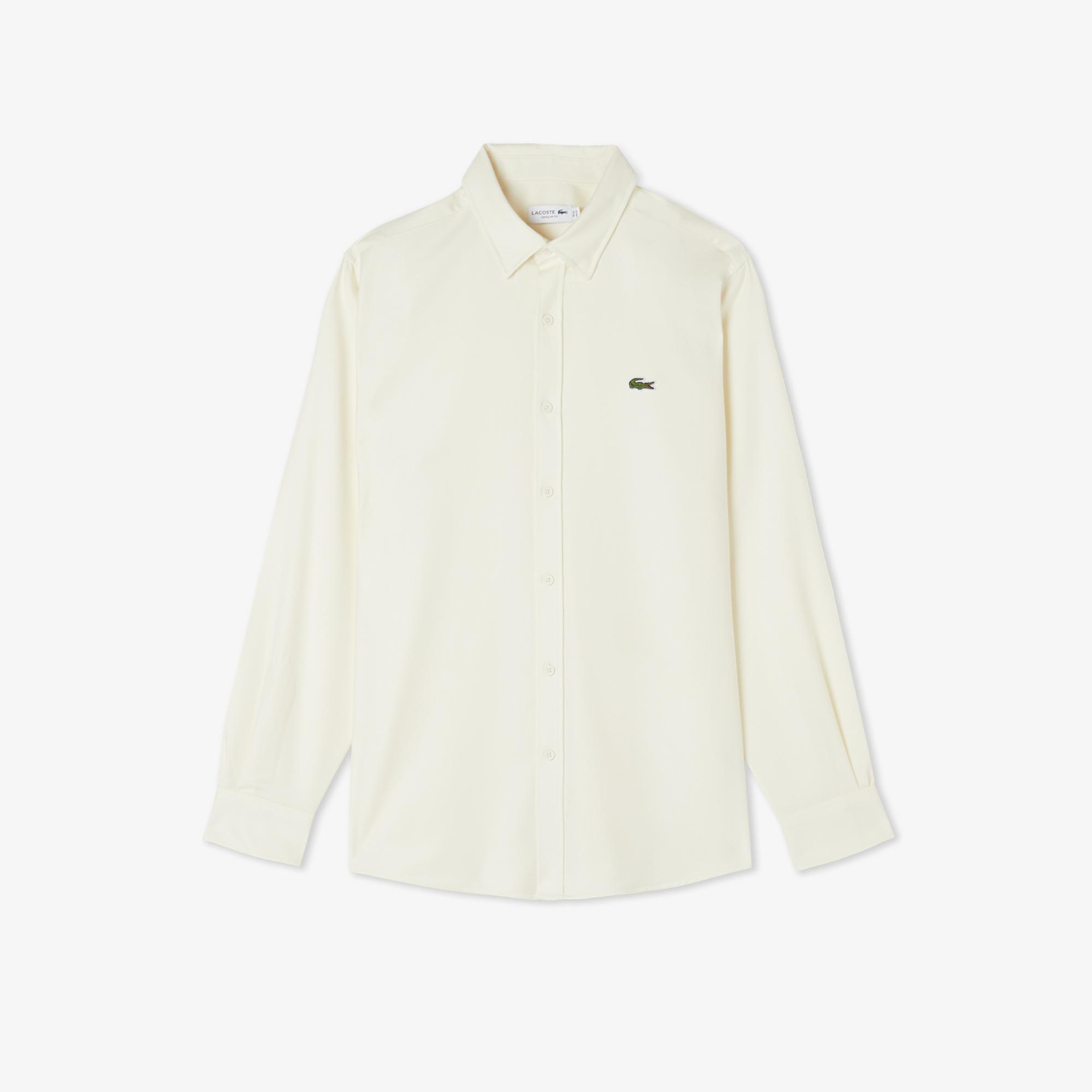 Lacoste Erkek Regular Fit Beyaz Gömlek