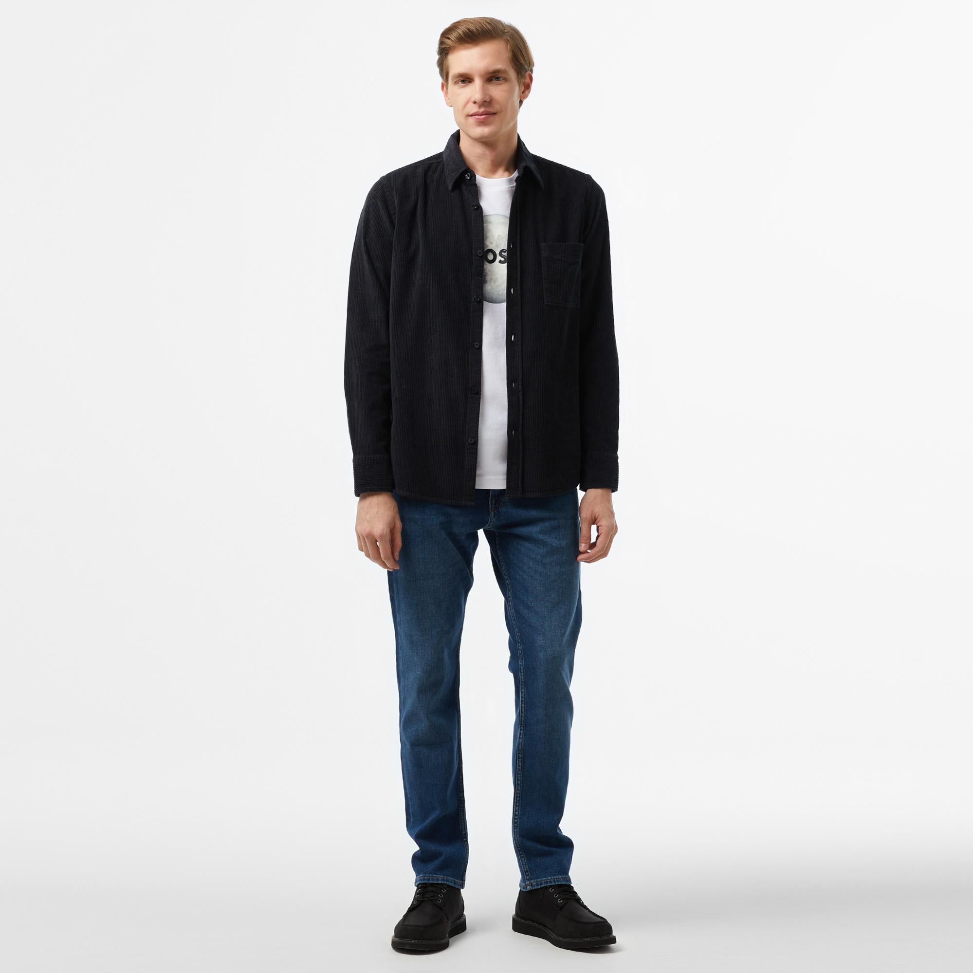 Boss Erkek Mavi Gömlek
