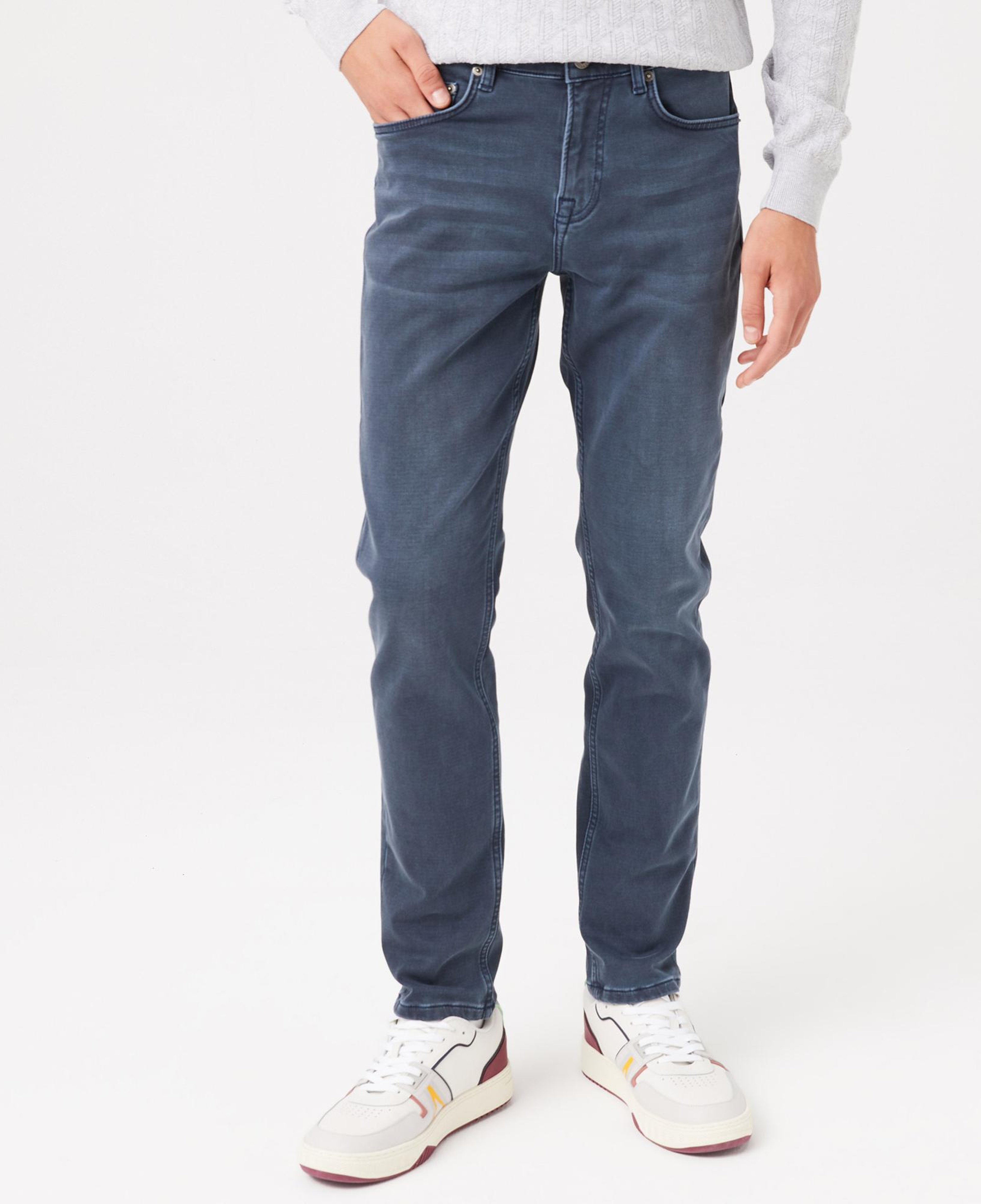 Lacoste Erkek Slim Fit Denim Lacivert Jean Pantolon