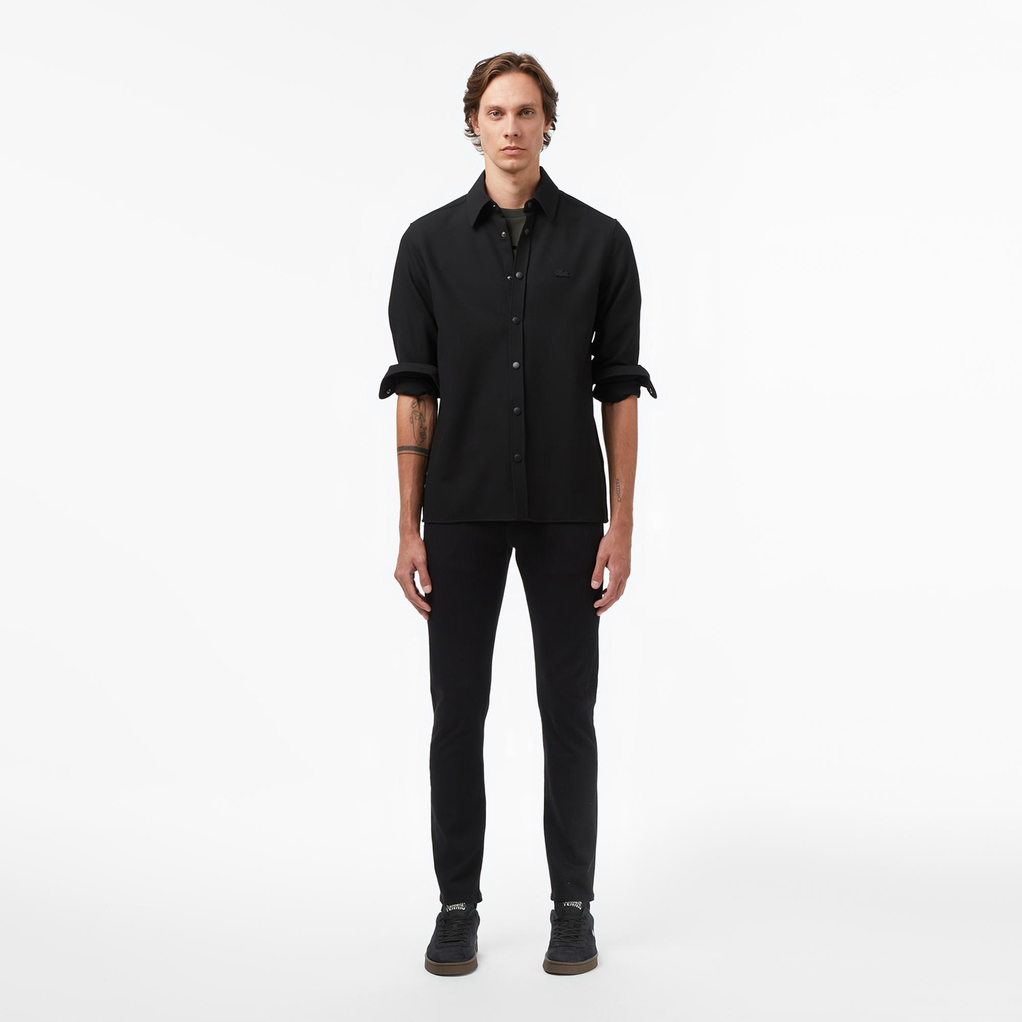 Lacoste Erkek Regular Fit Siyah Gömlek