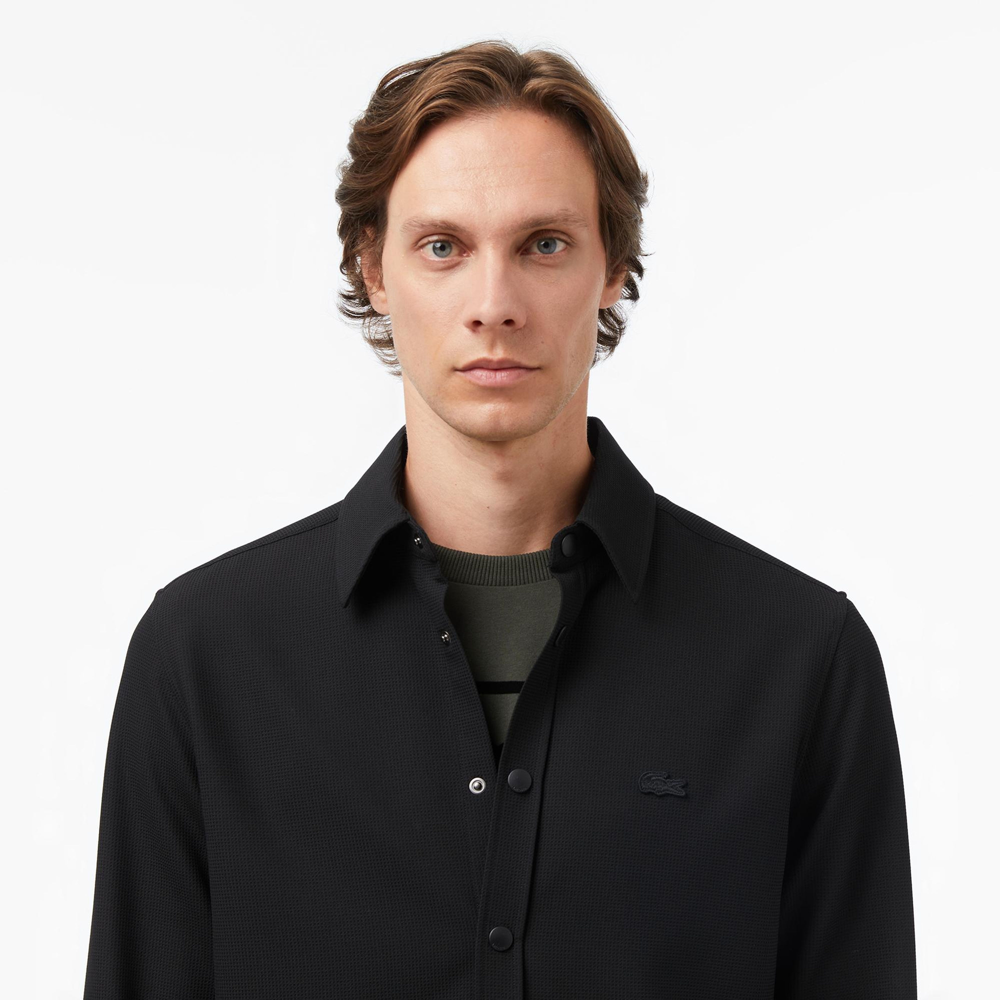 Lacoste Erkek Regular Fit Siyah Gömlek