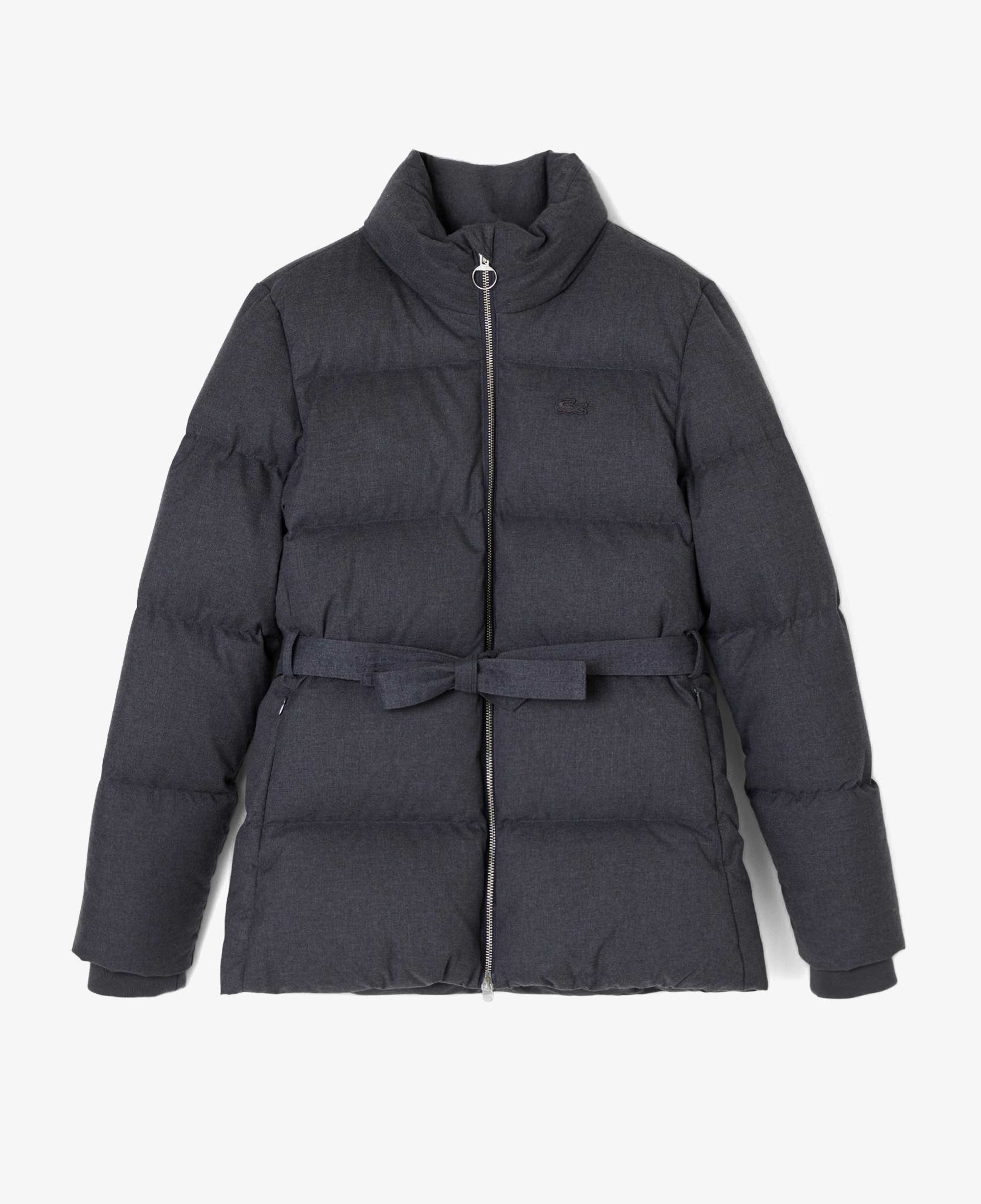 Lacoste Kadın Dik Yaka Koyu Gri Mont