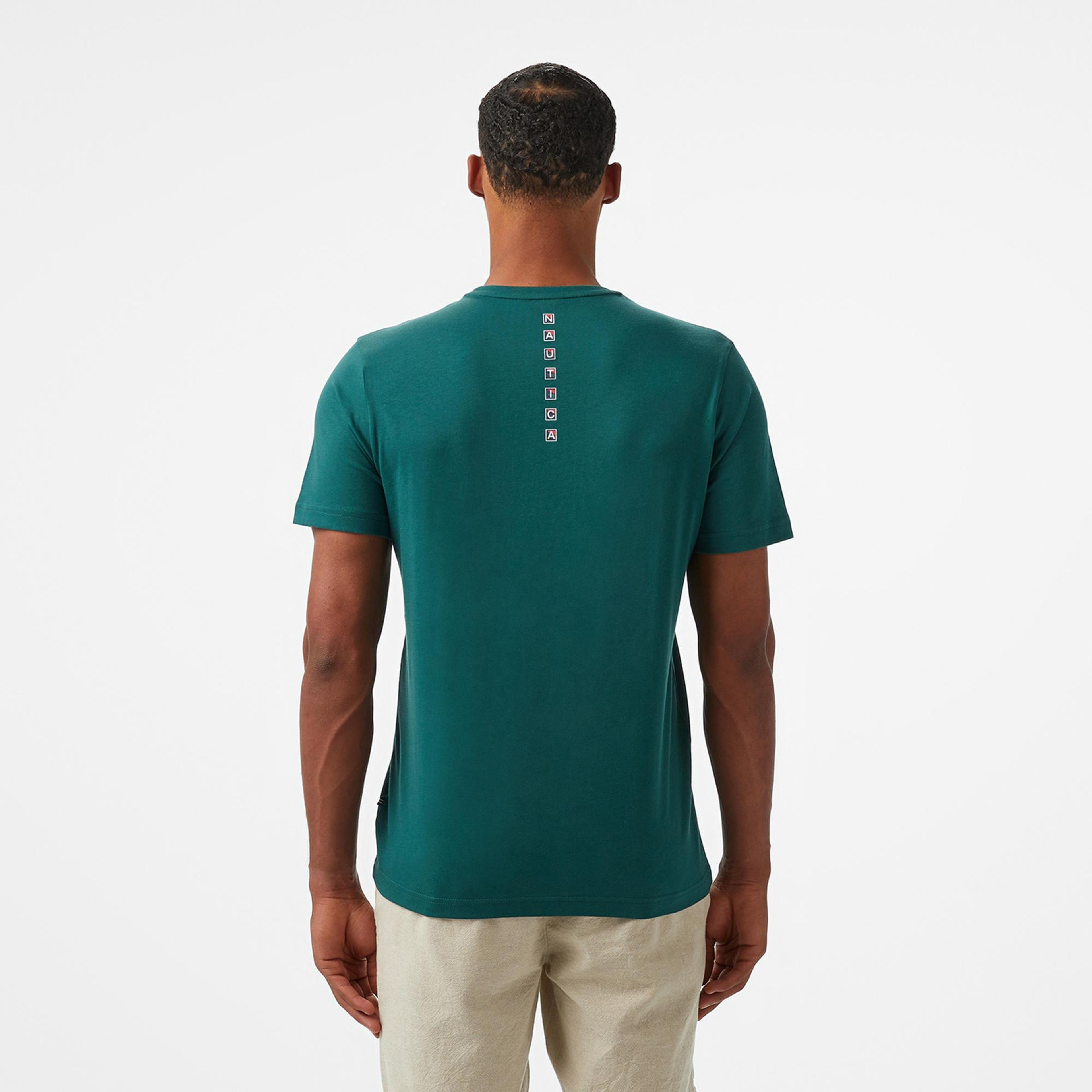 Nautica Erkek Yeşil Regular Fit T-Shirt
