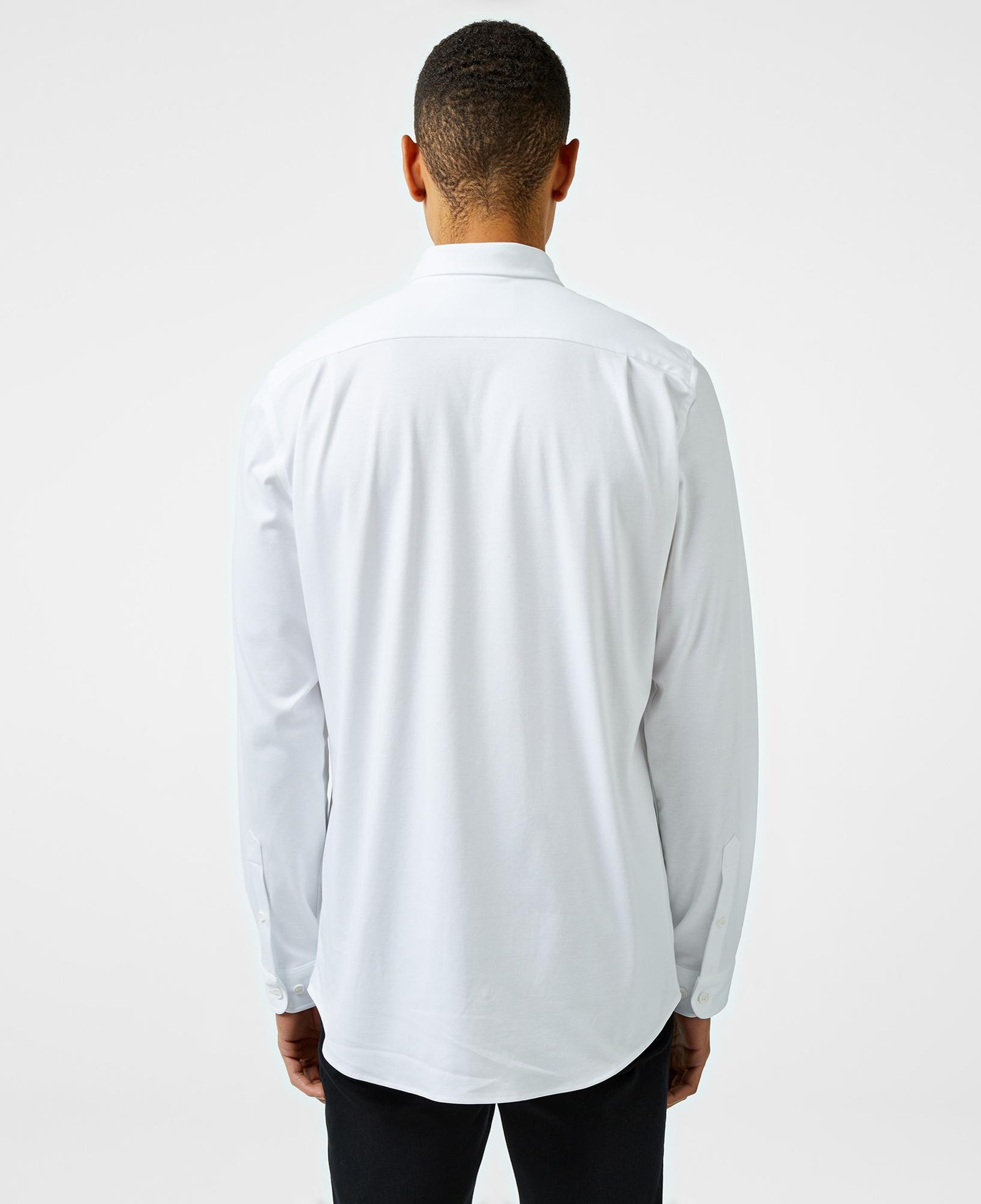 Erkek Slim Fit Beyaz Gömlek