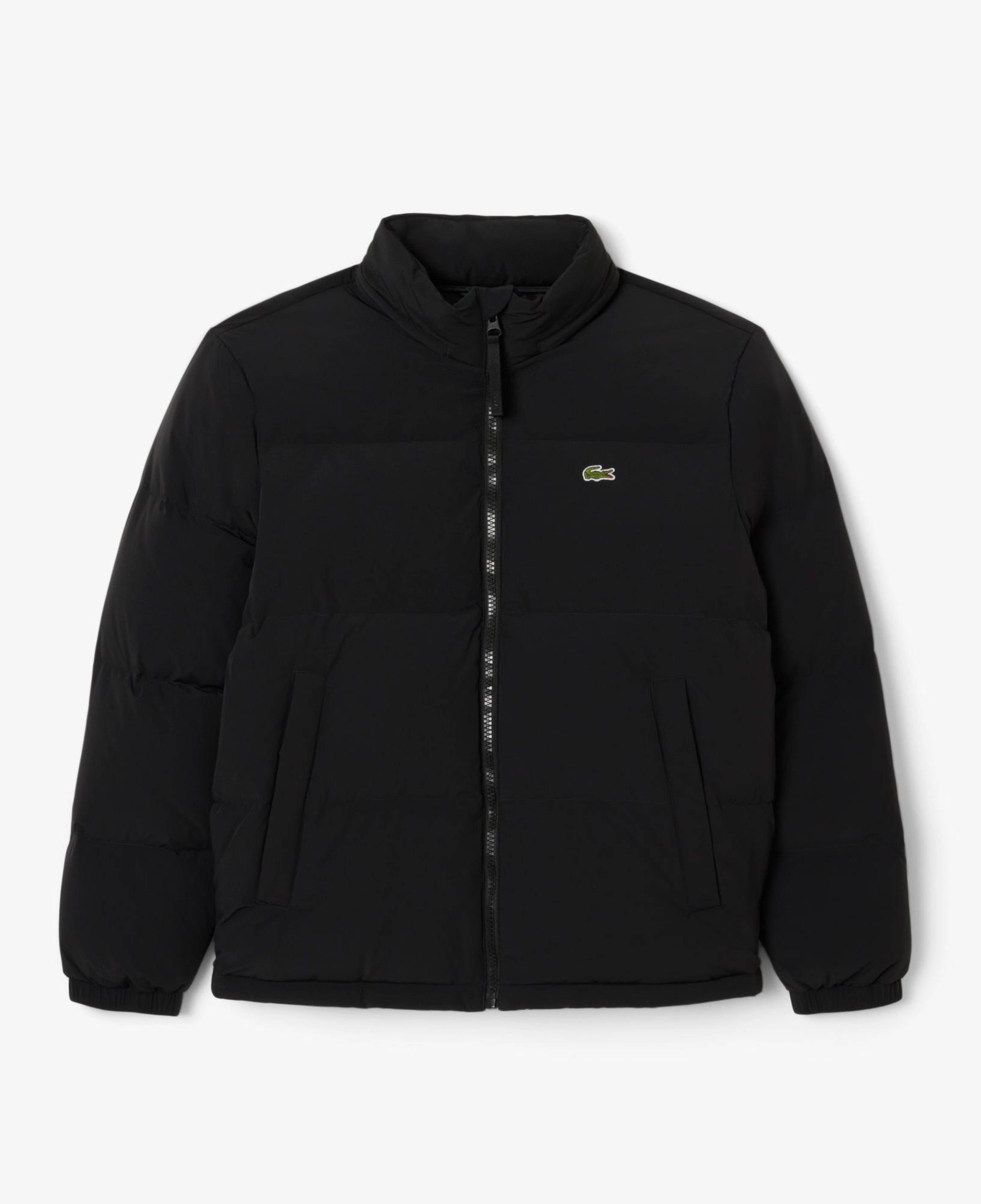 Lacoste Erkek Relaxed Fit Kapüşonlu Siyah Mont