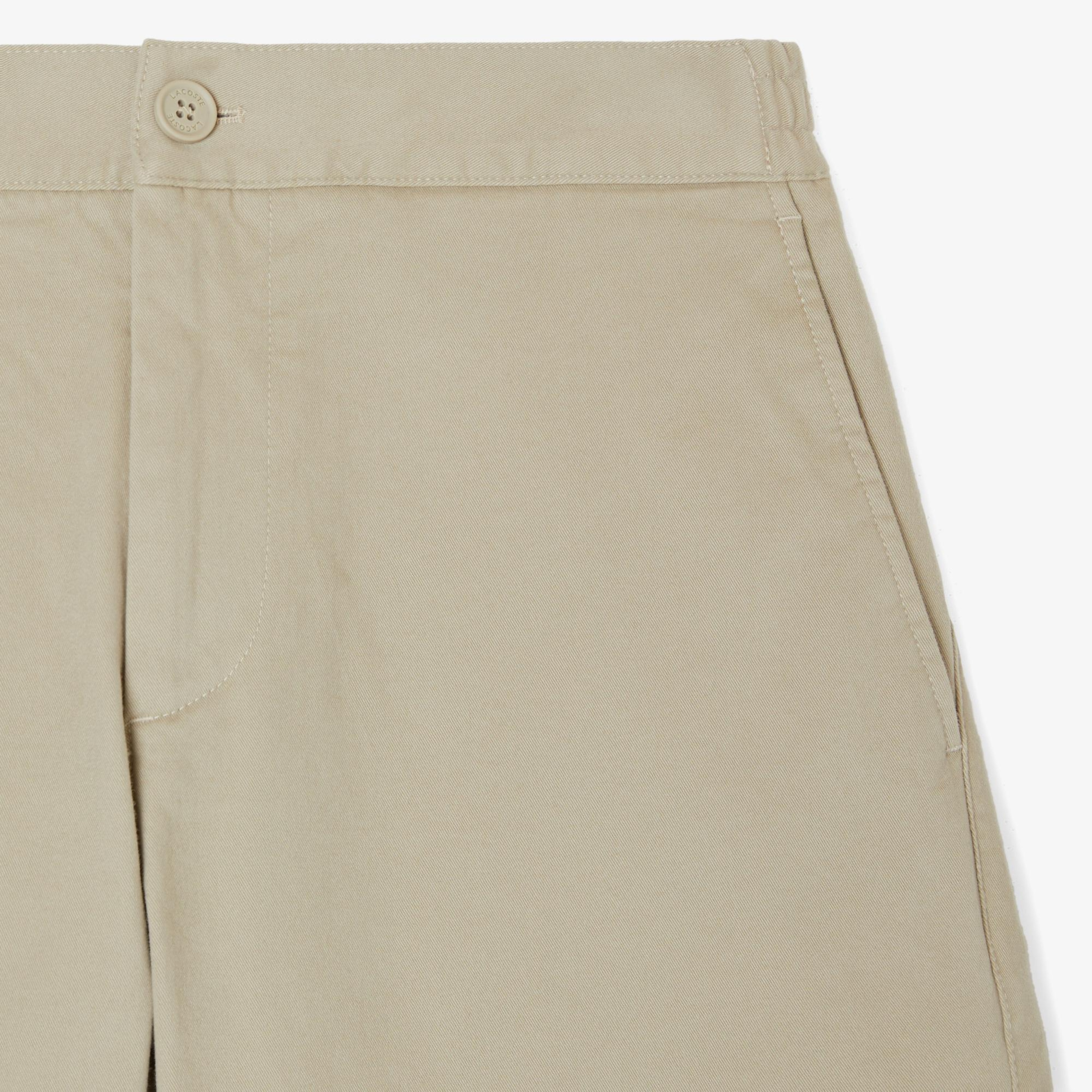 Lacoste Erkek Slim Fit Kahverengi Chino Pantolon