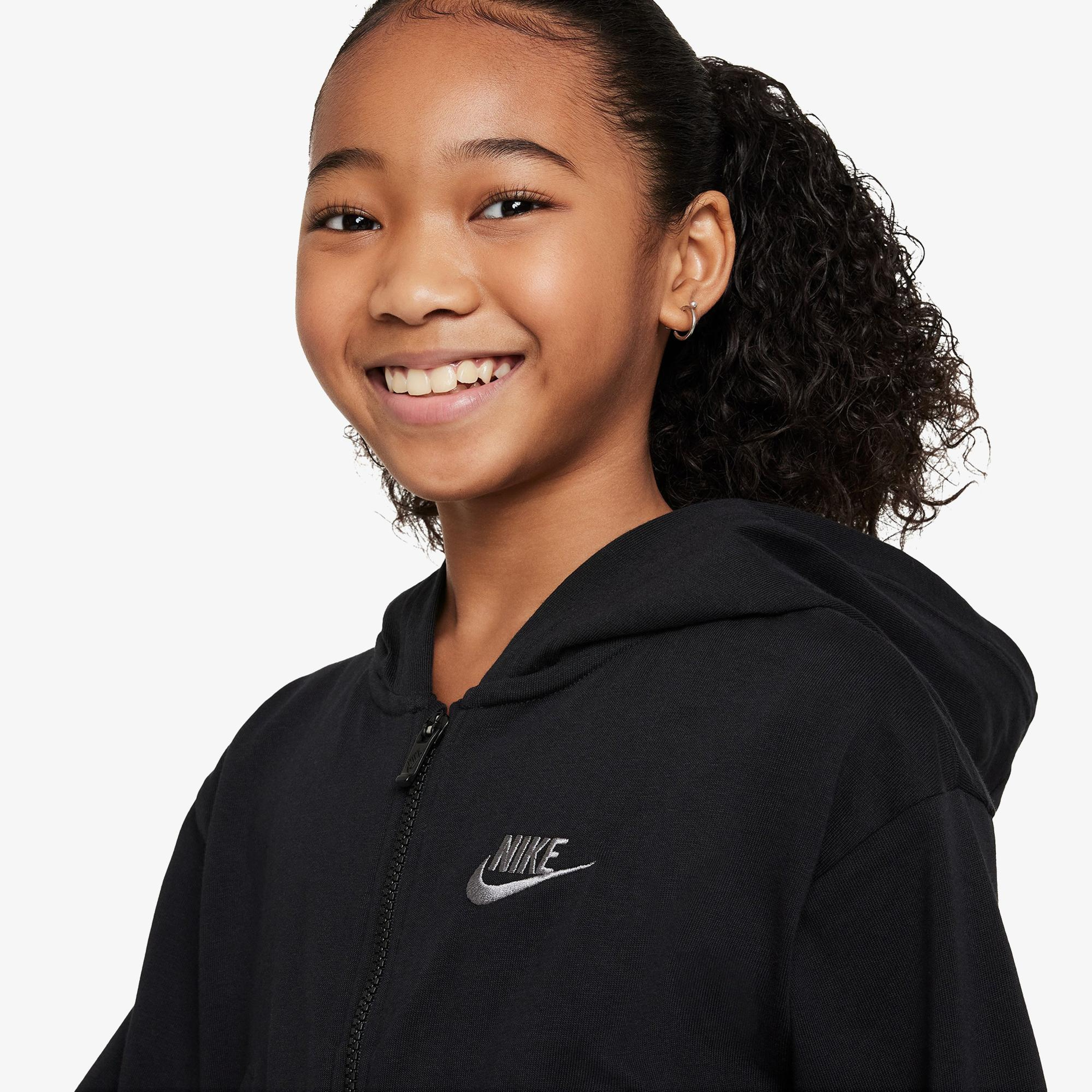 Nike Sportswear Çocuk Siyah Hoodie