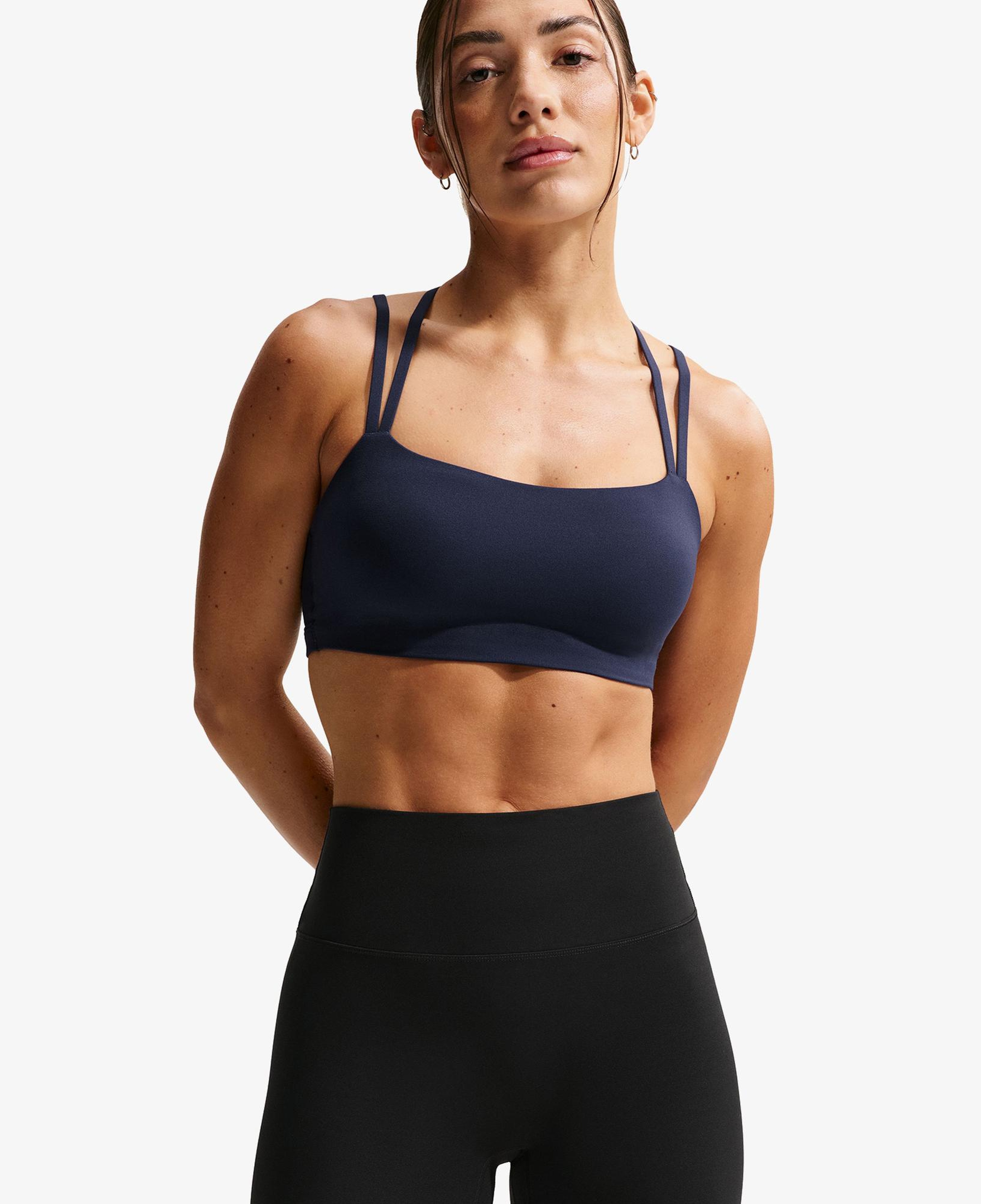 Nike Dri-Fit Zenvy Yüksek Belli 13 cm Kadın Siyah Kısa Tayt