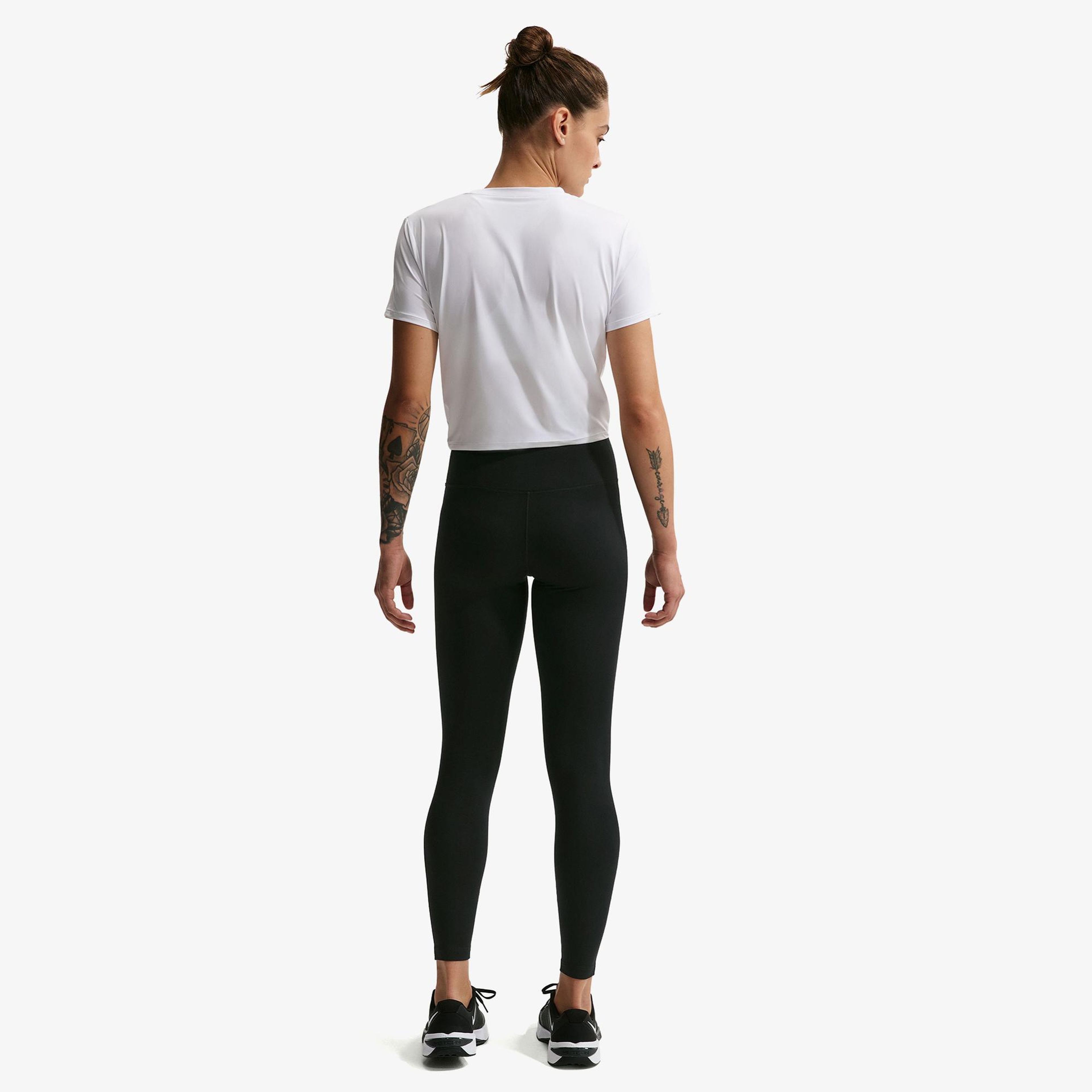 Nike Dri-Fit One Seamless Front Yüksek Belli Kadın Siyah Tayt