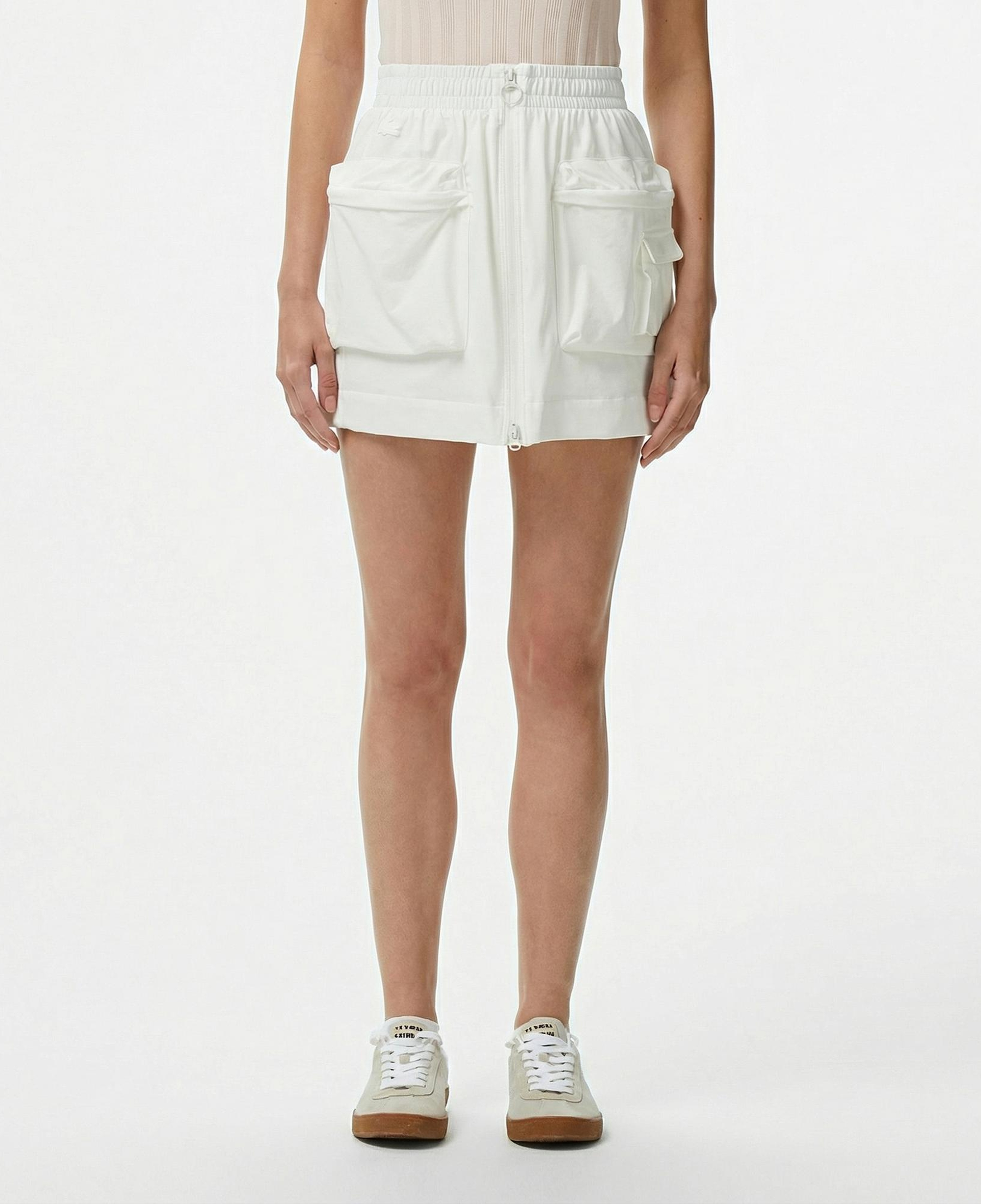 Lacoste Kadın Regular Fit Beyaz Etek