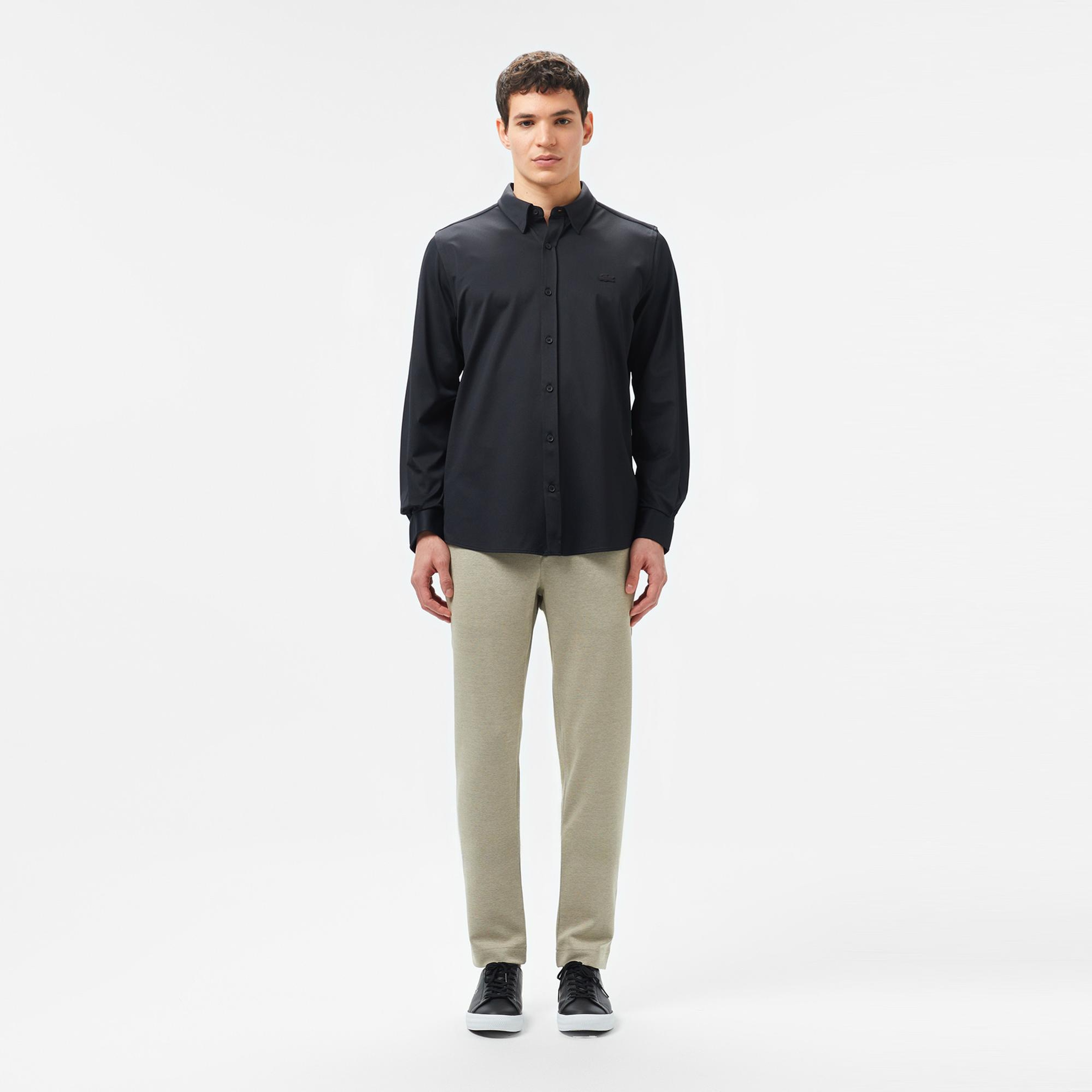 Lacoste Erkek Slim Fit Siyah Gömlek