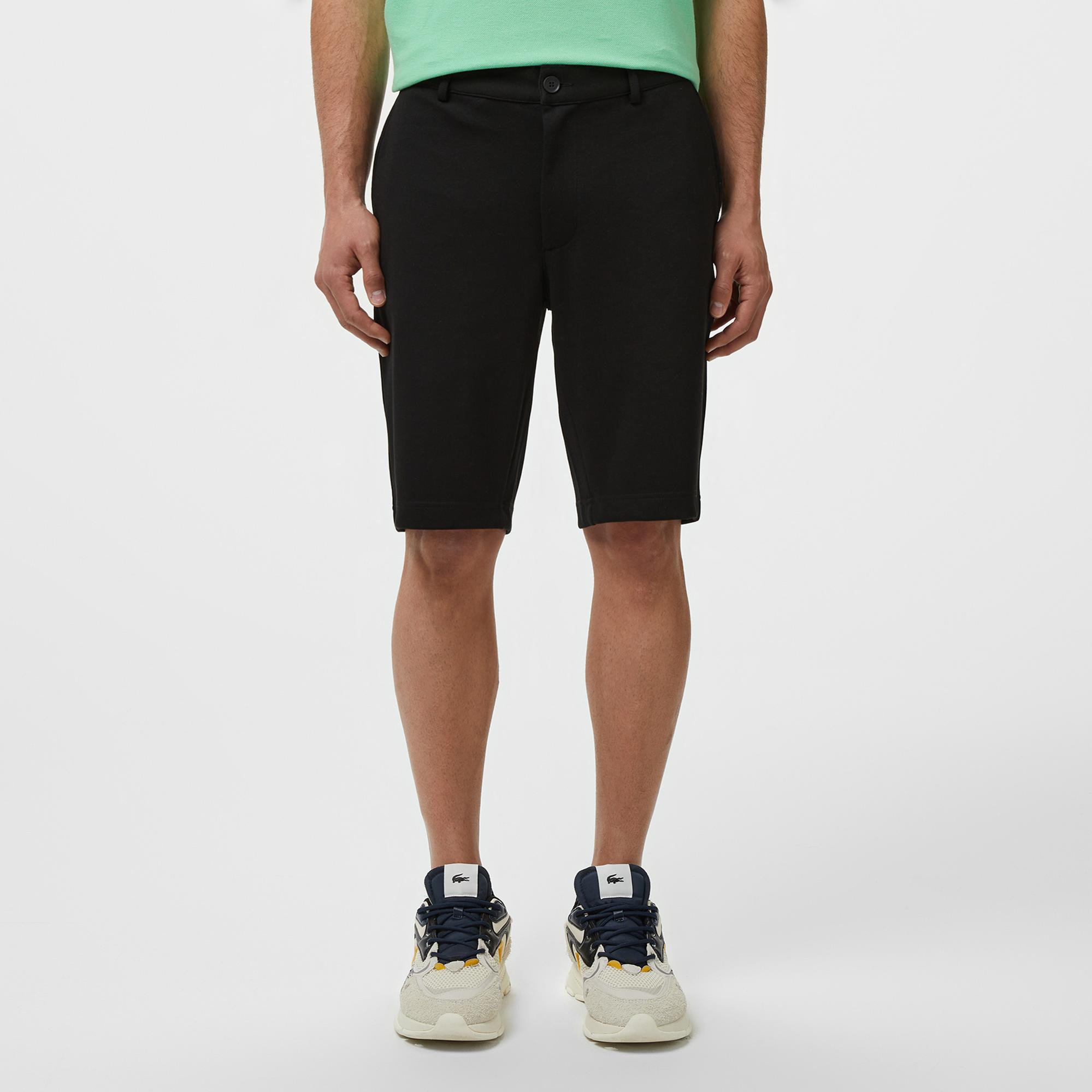 Lacoste Erkek Tapered Fit Siyah Bermuda Şort