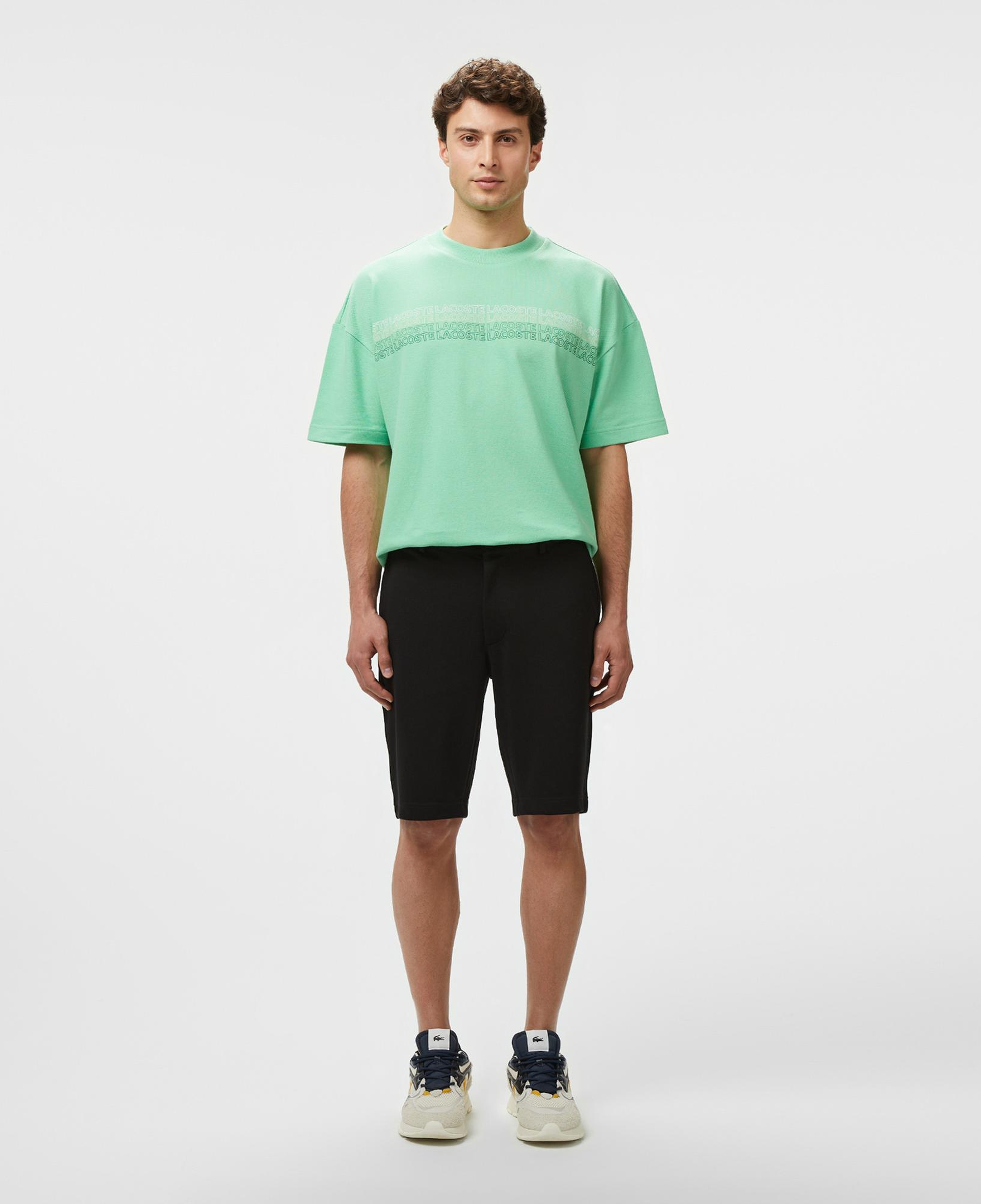 Lacoste Erkek Tapered Fit Siyah Bermuda Şort