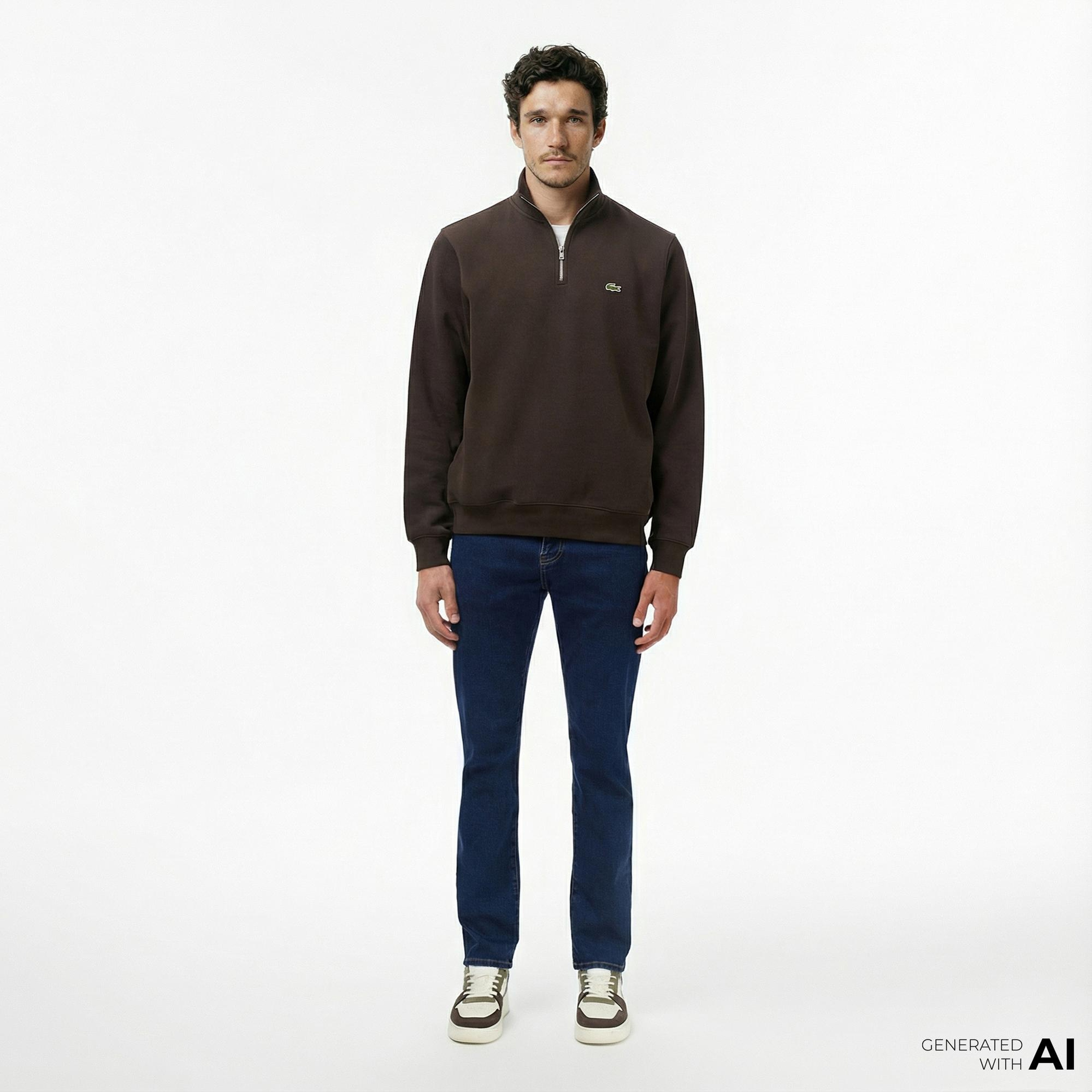 Lacoste Erkek Regular Fit Lacivert Jean Pantolon