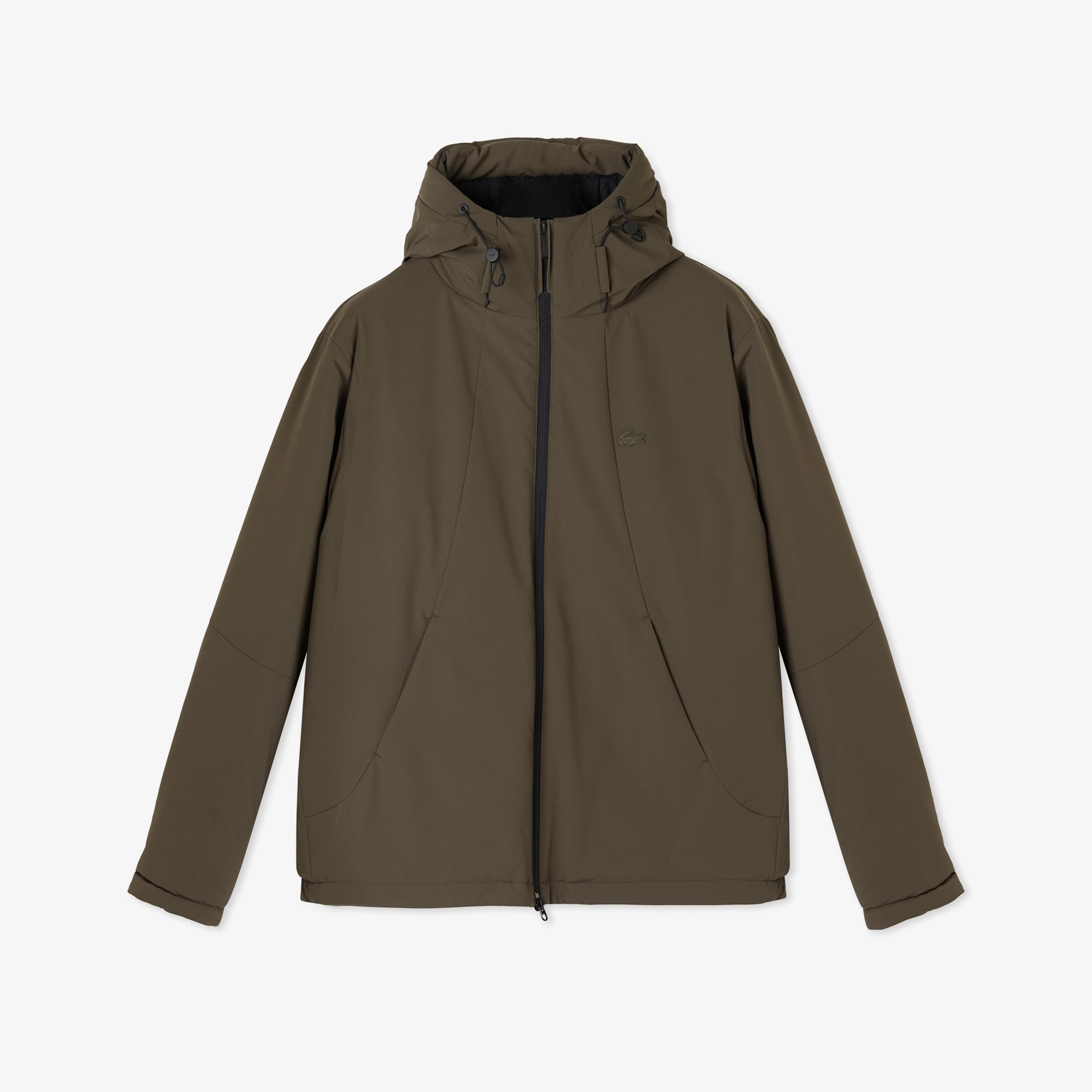 Lacoste Erkek Kapüşonlu Haki Mont