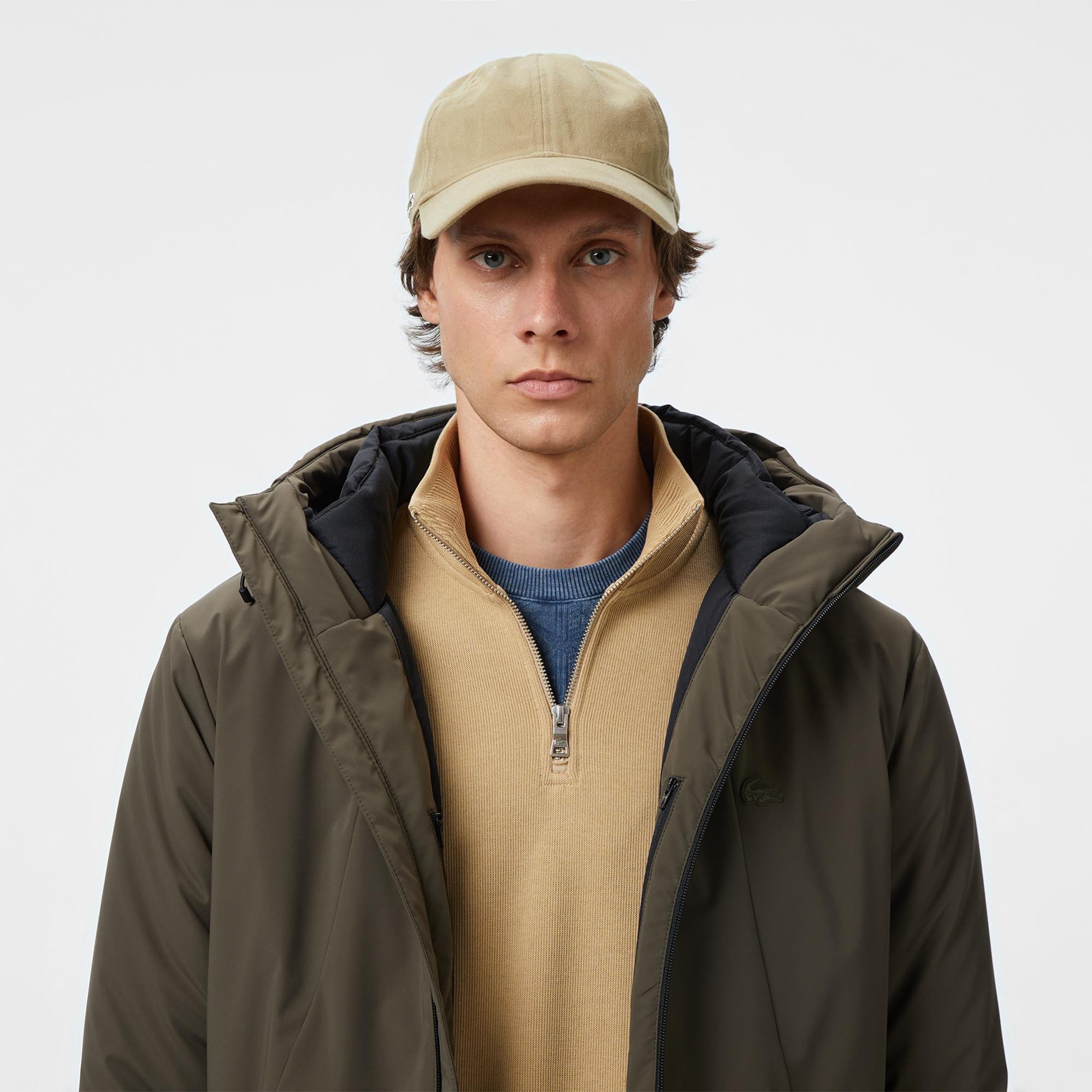 Lacoste Erkek Kapüşonlu Haki Mont