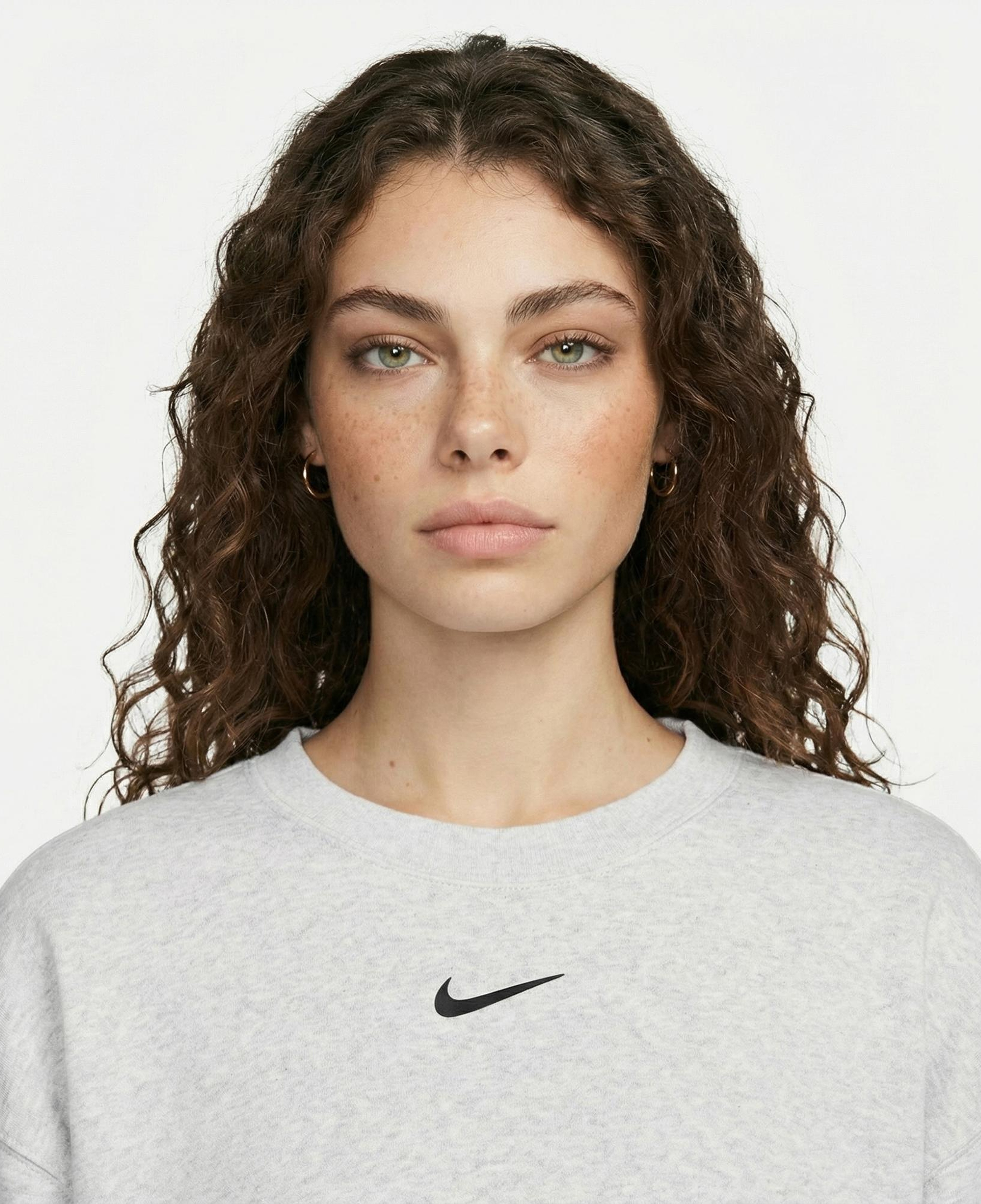 Nike Sportswear Phoenix Fleece Kadın Beyaz Sweatshirt