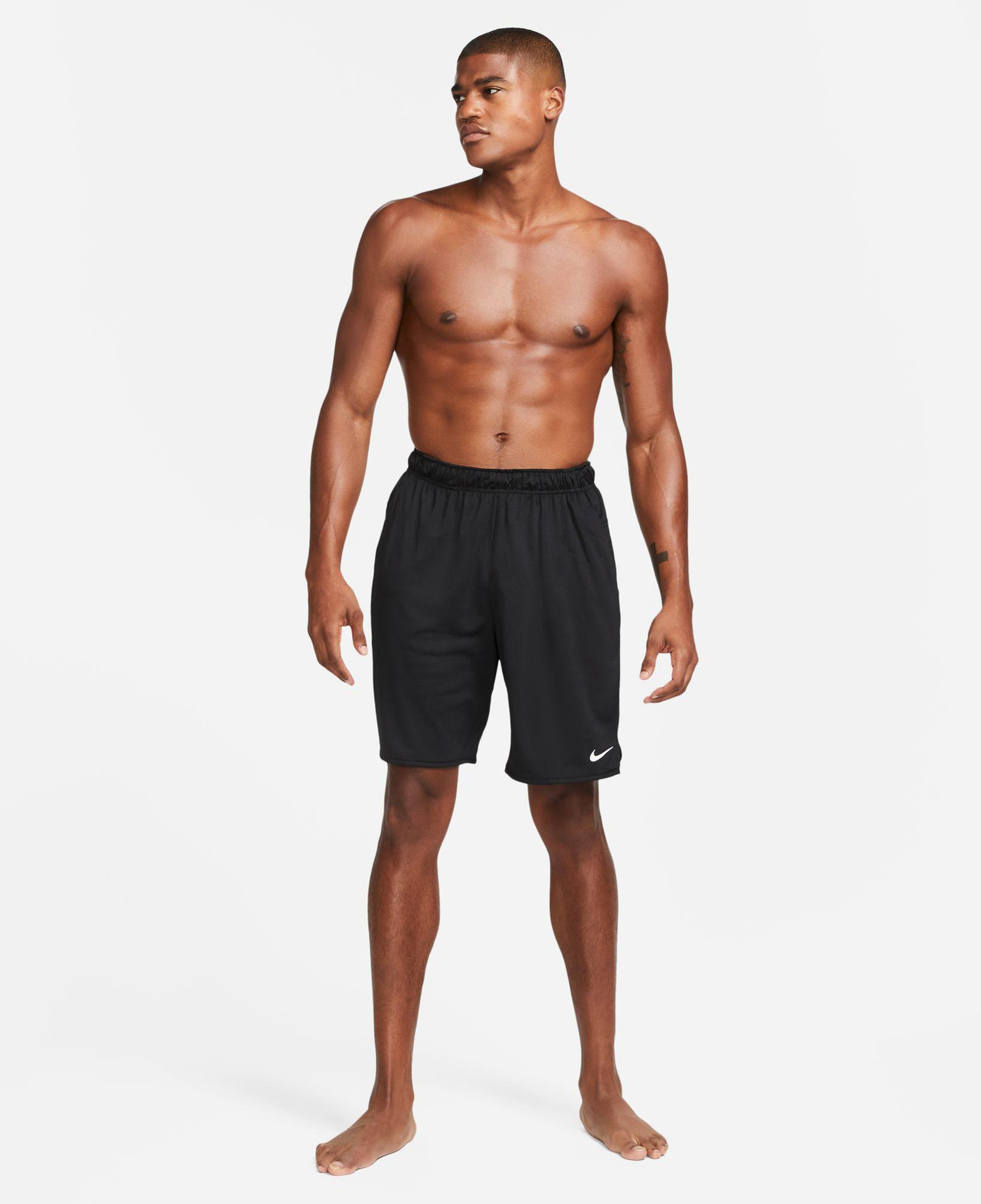 Nike Dri-Fit Totality Knit 9 inç Ul Erkek Siyah Şort