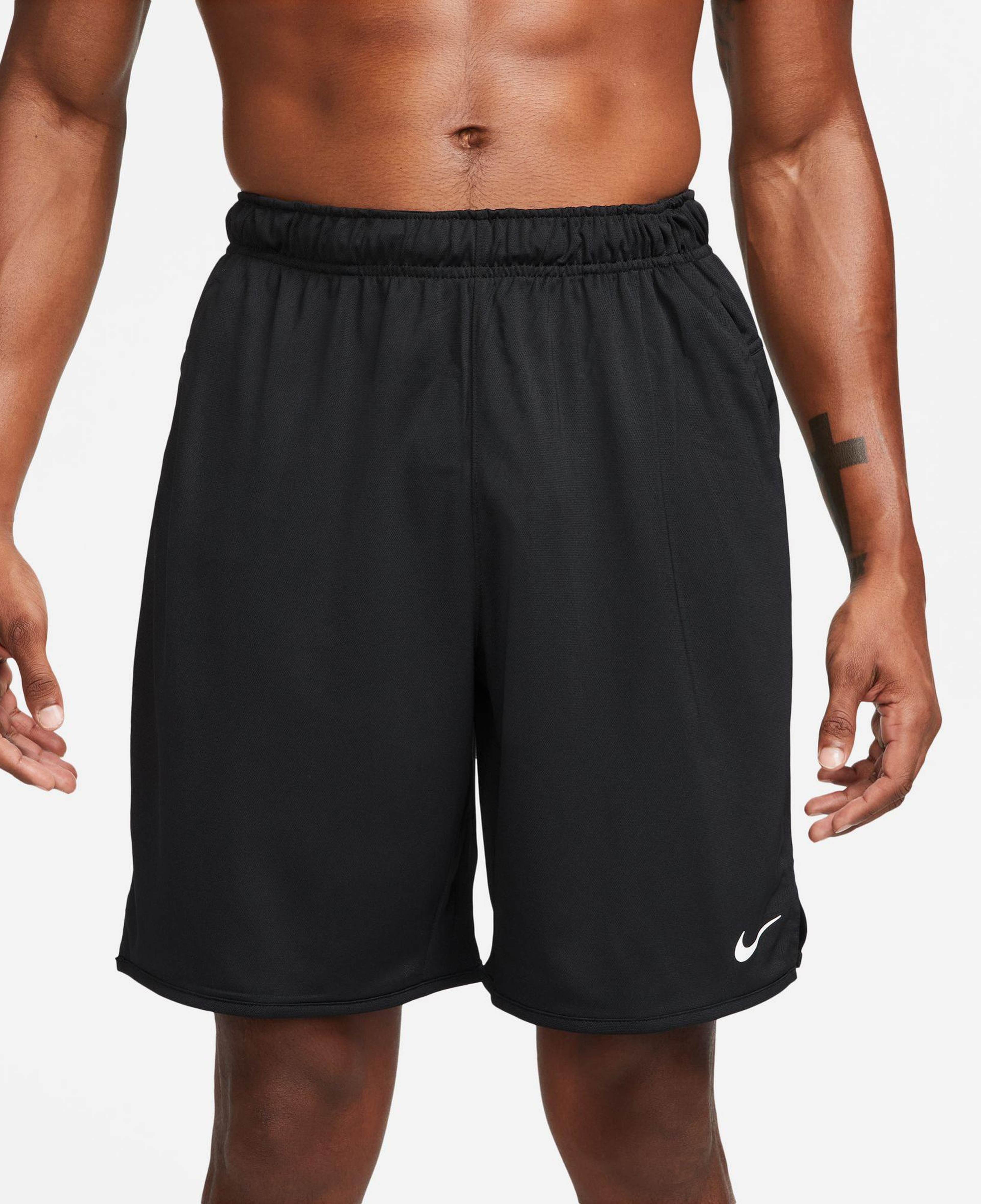 Nike Dri-Fit Totality Knit 9 inç Ul Erkek Siyah Şort