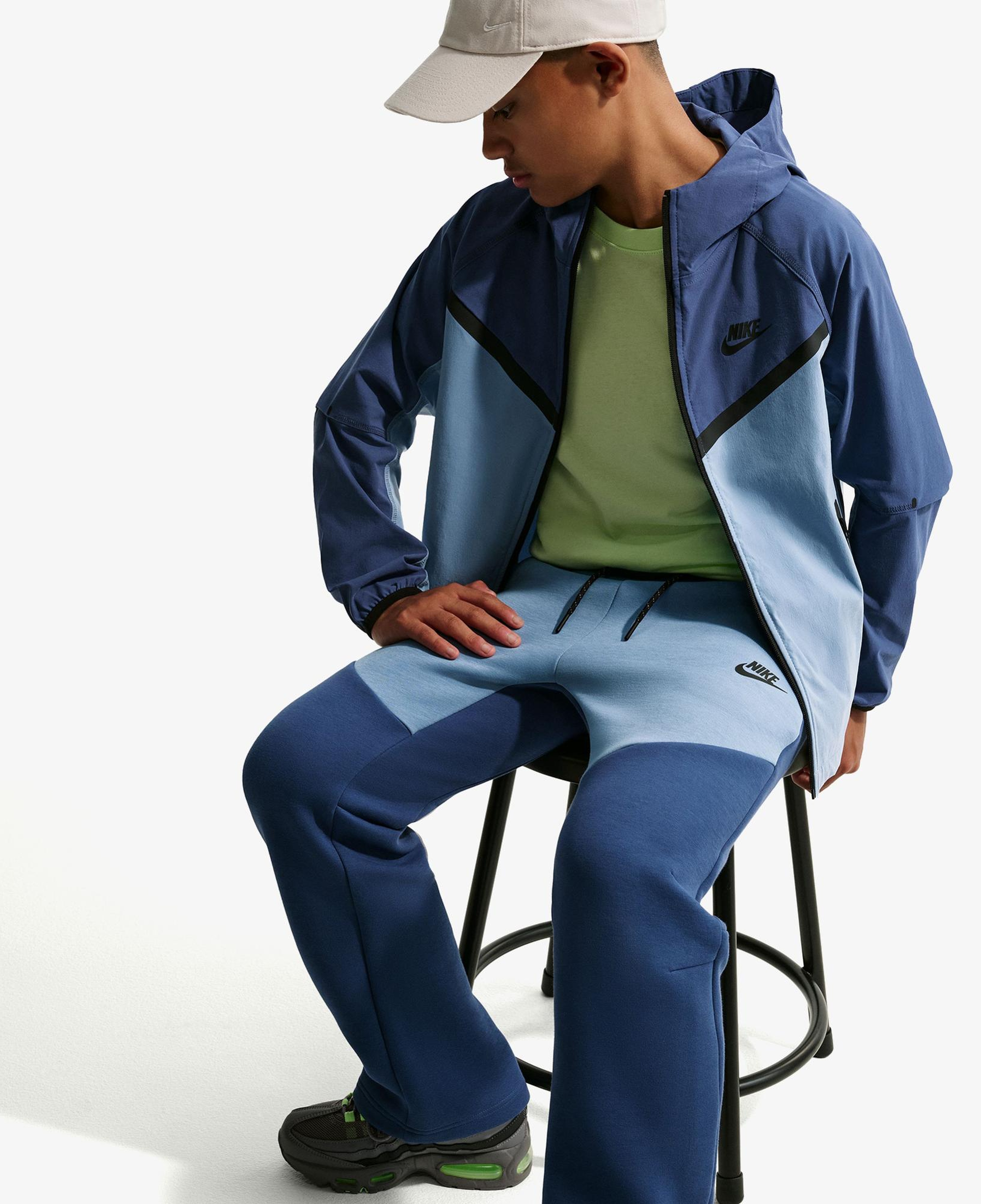 Nike Sportswear Tech Fleece Çocuk Mavi Eşofman Altı