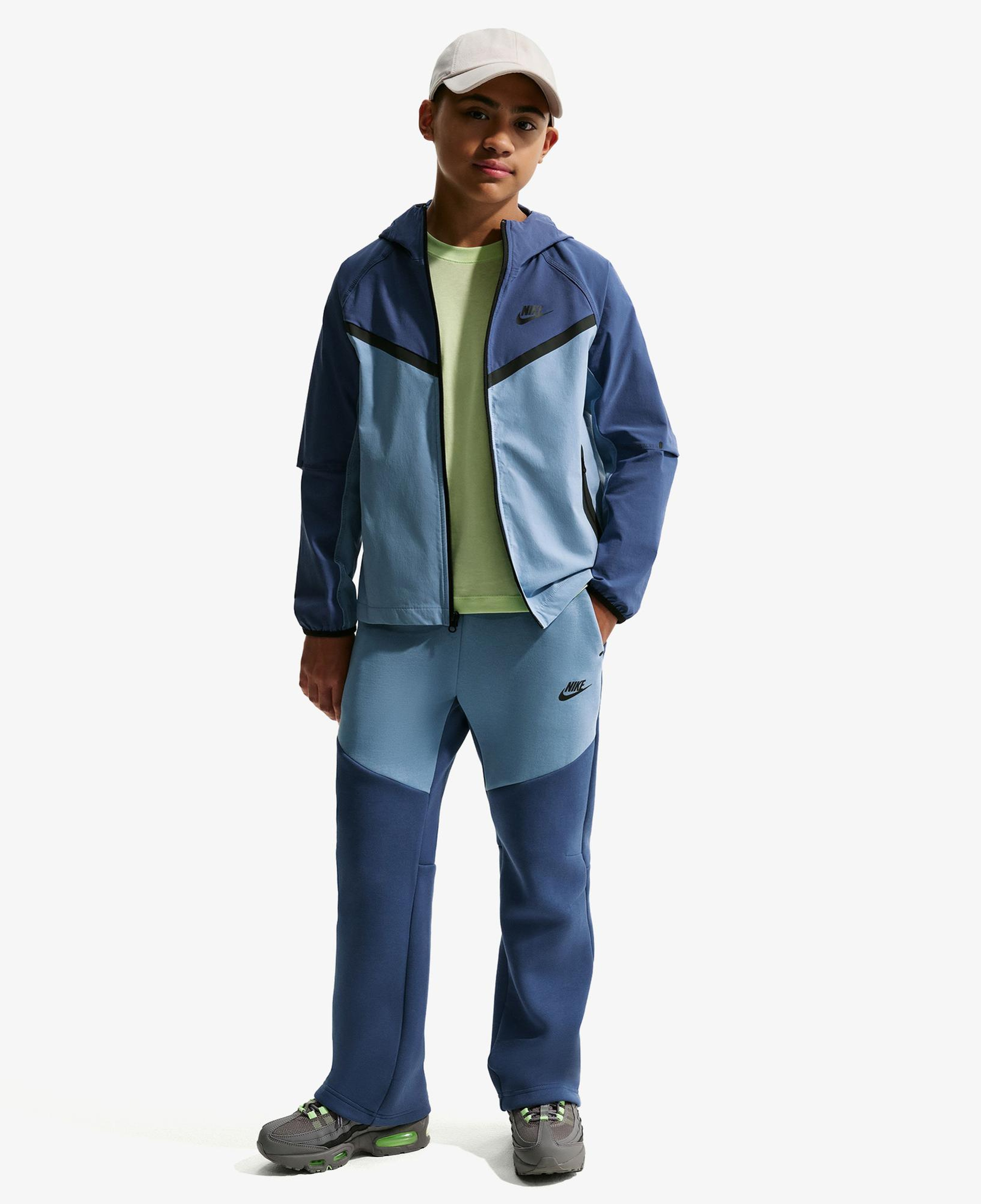 Nike Sportswear Tech Fleece Çocuk Mavi Eşofman Altı