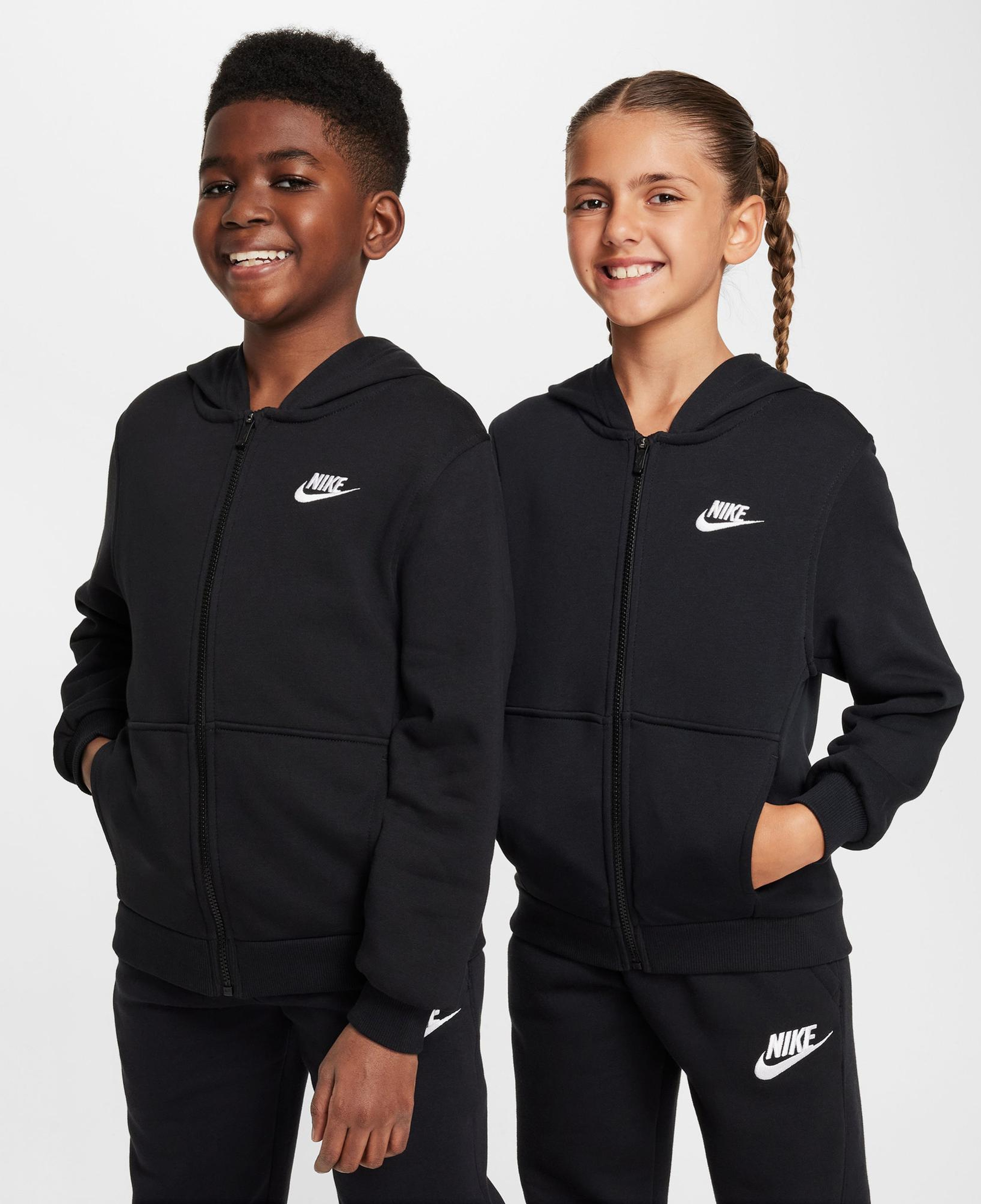 Nike Sportswear Club Fleece Çocuk Siyah Hoodie