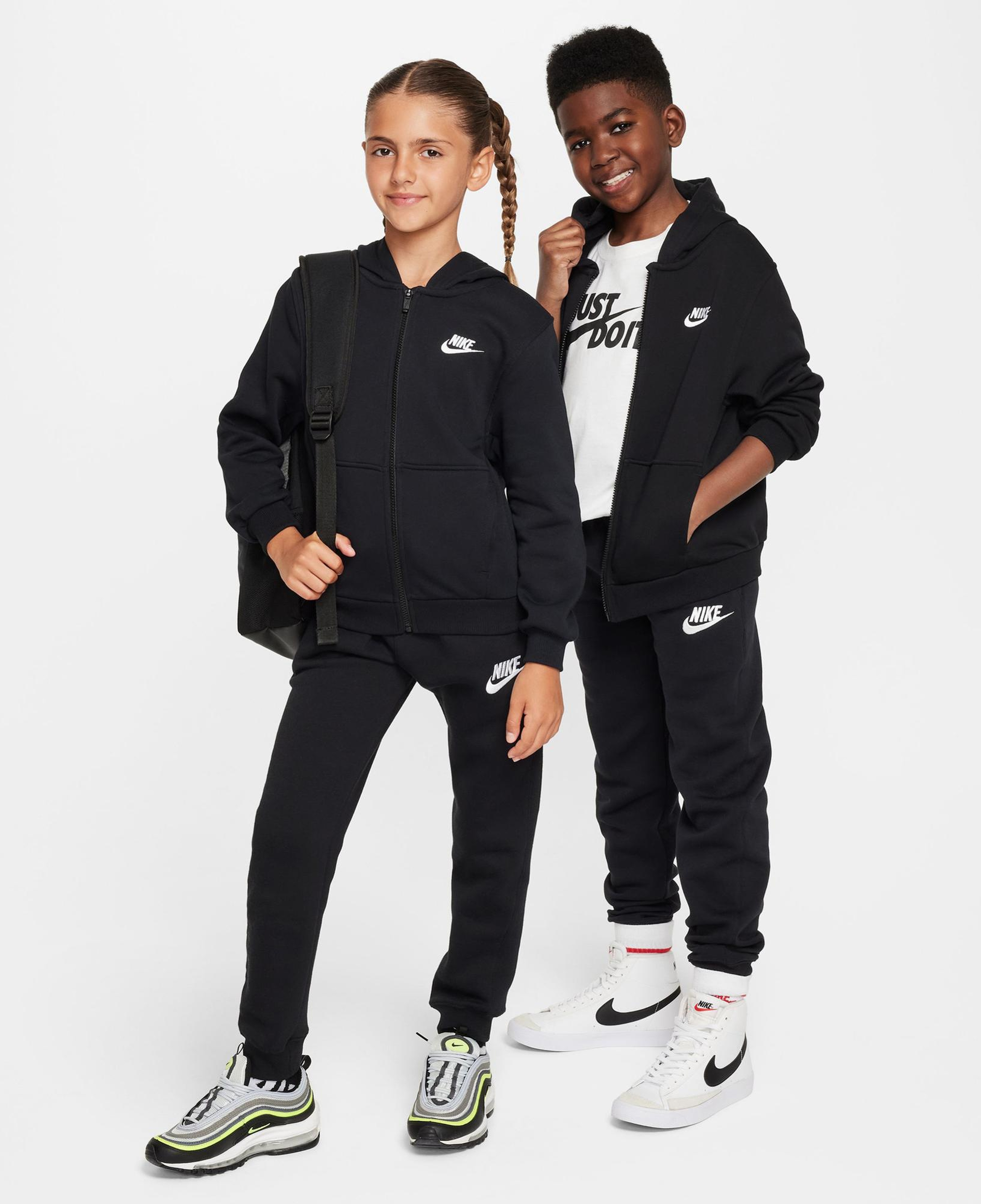 Nike Sportswear Club Fleece Çocuk Siyah Hoodie